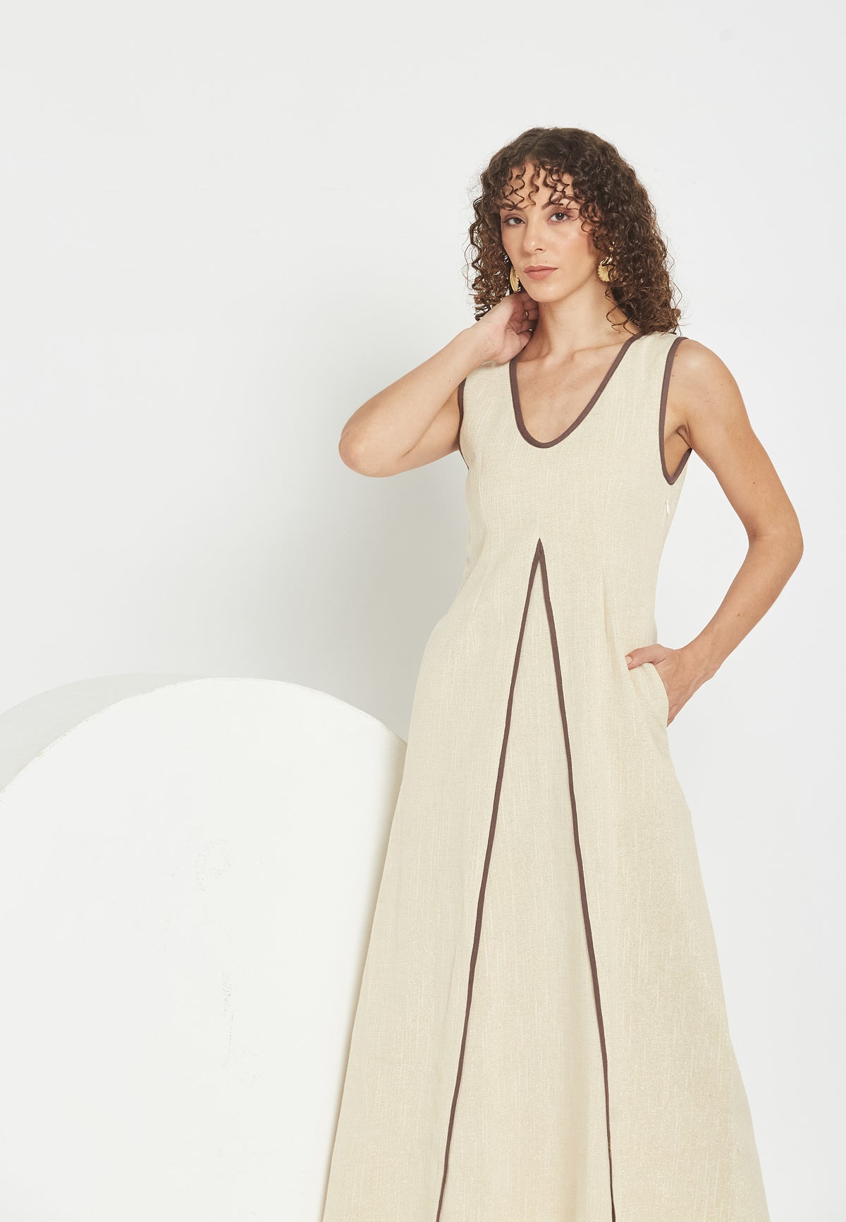 Naciente sand dress