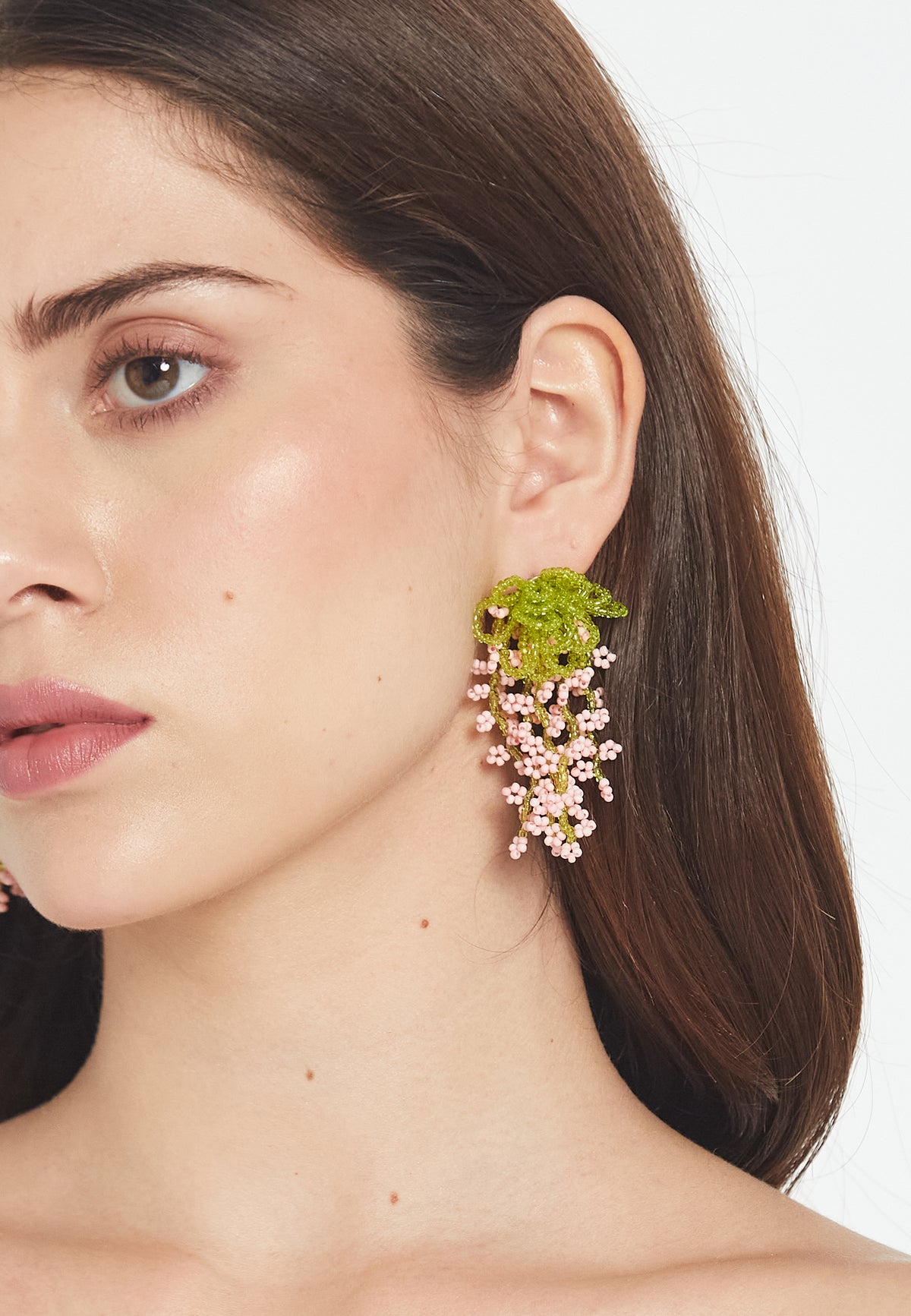 Angela pink earrings