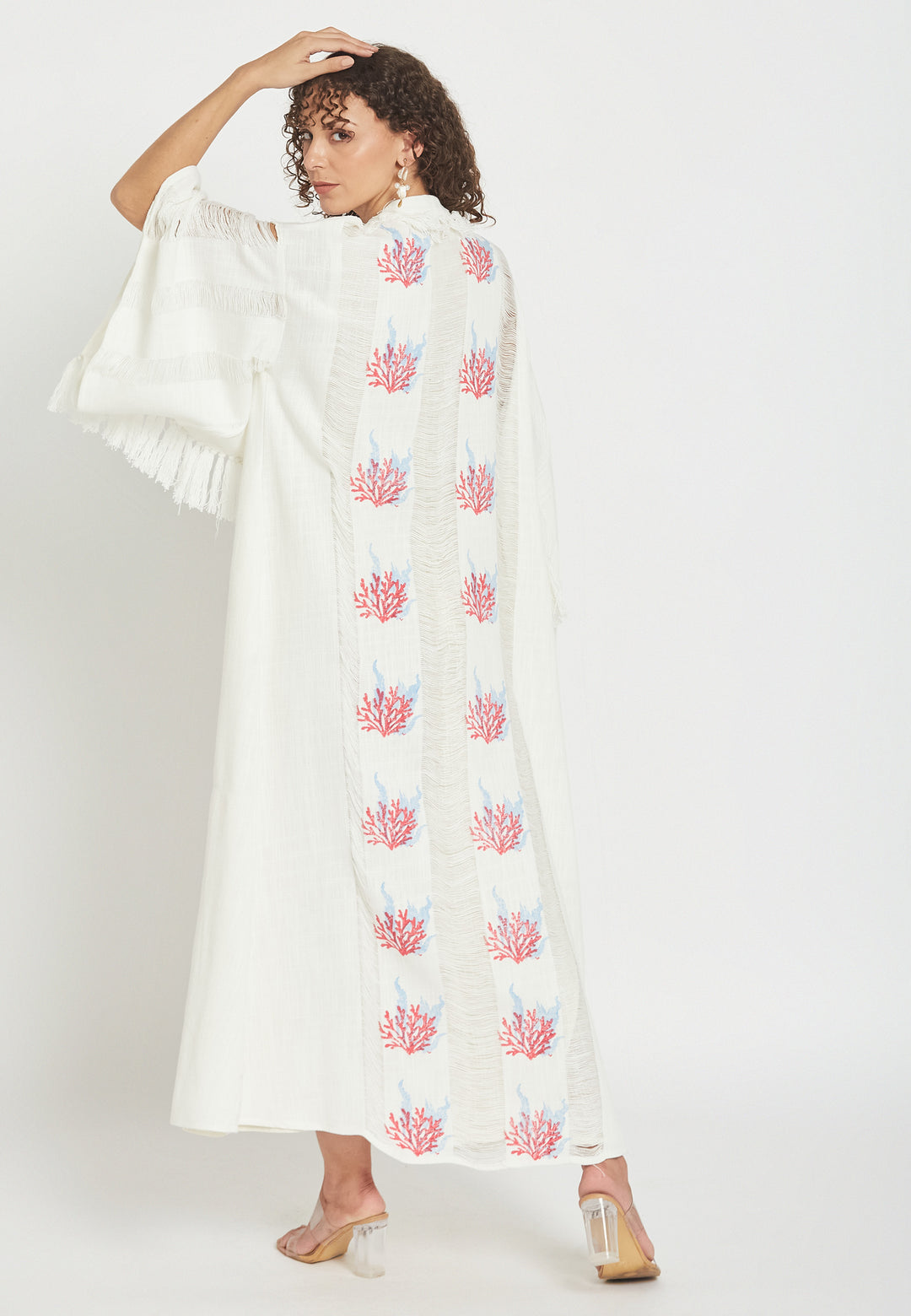 Ondelia Hvid Kimono