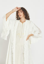 Load image into Gallery viewer, Ondelia Hvid Kimono
