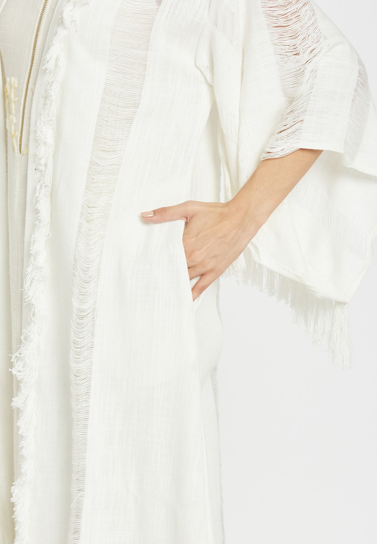 Ondelia hvid kimono