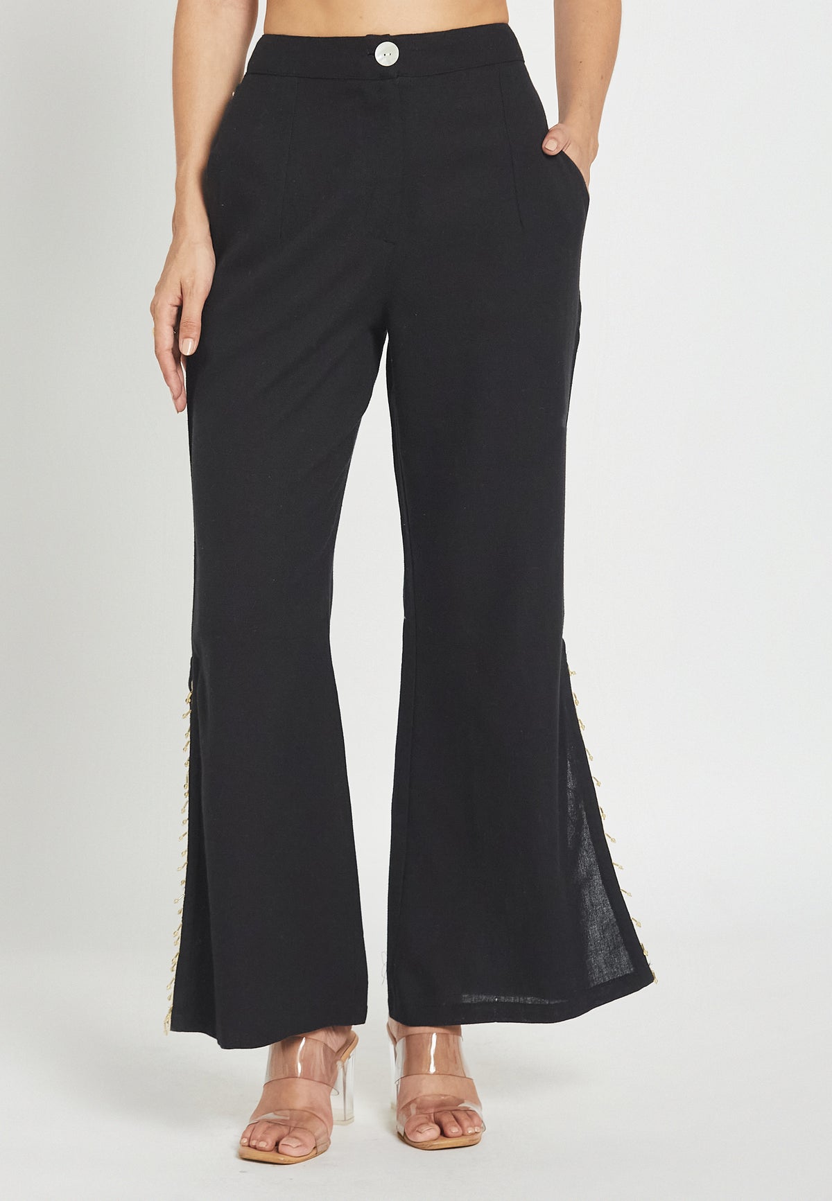 Riviera black trousers