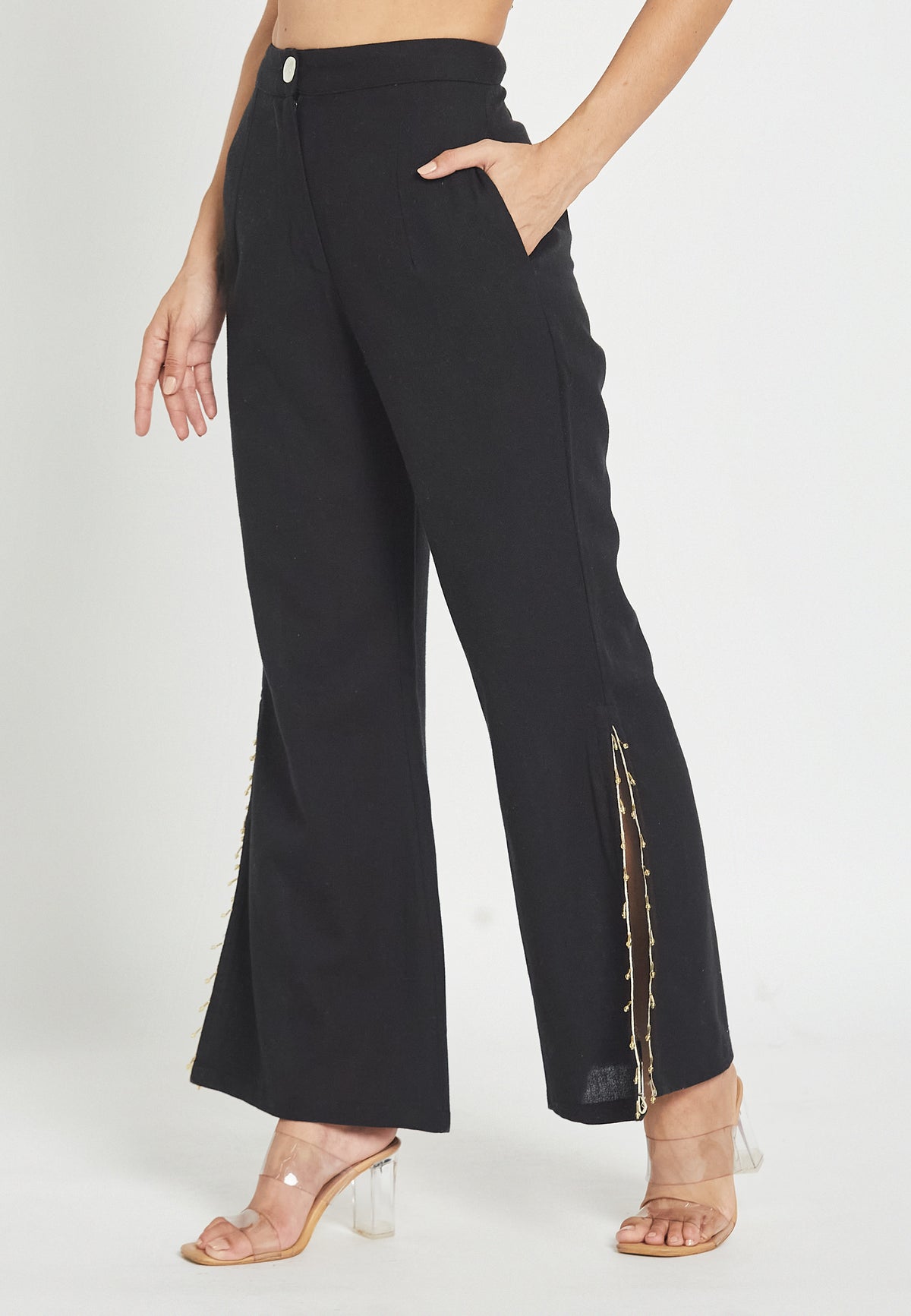 Riviera black trousers
