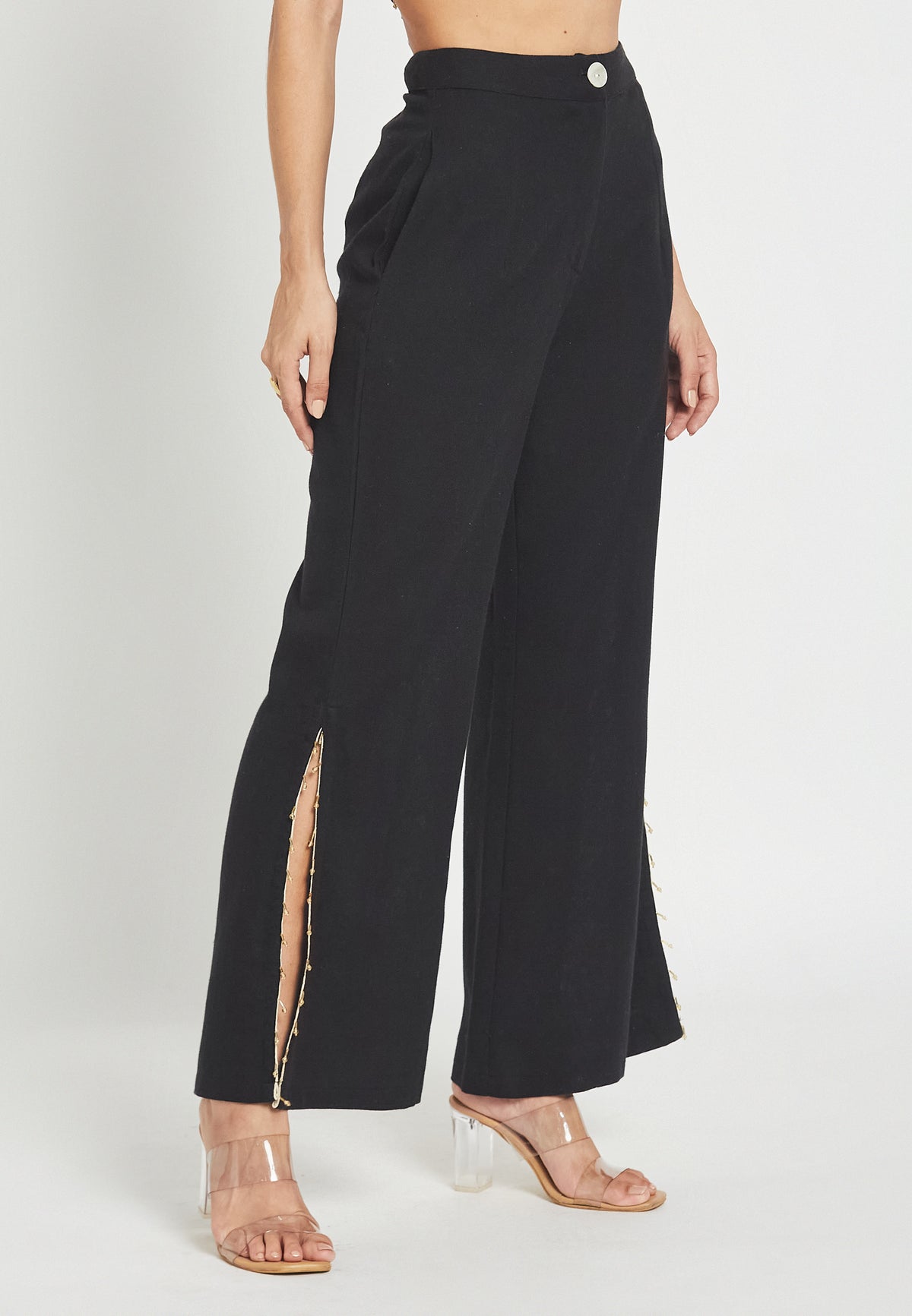Riviera black trousers