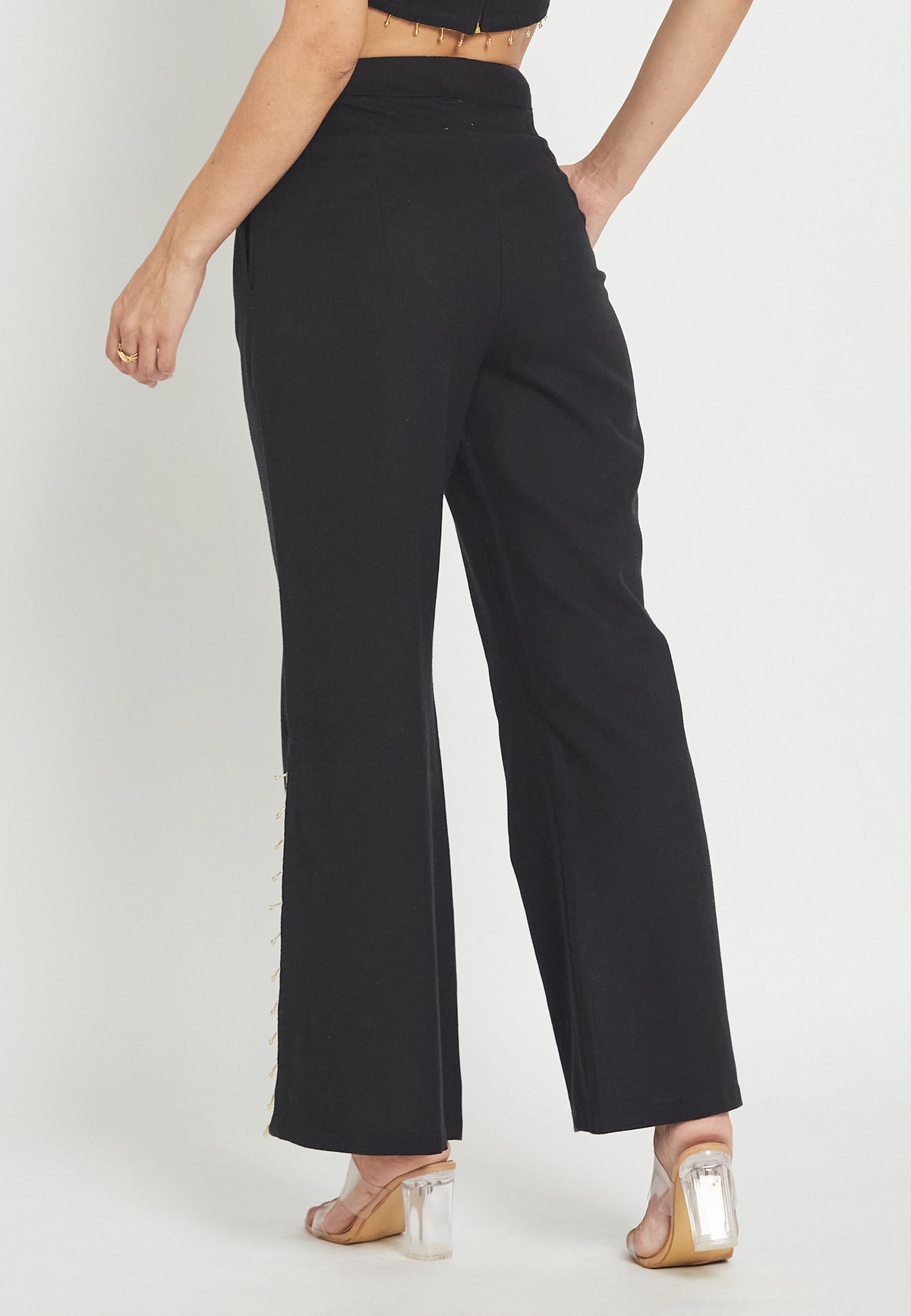 Riviera black trousers