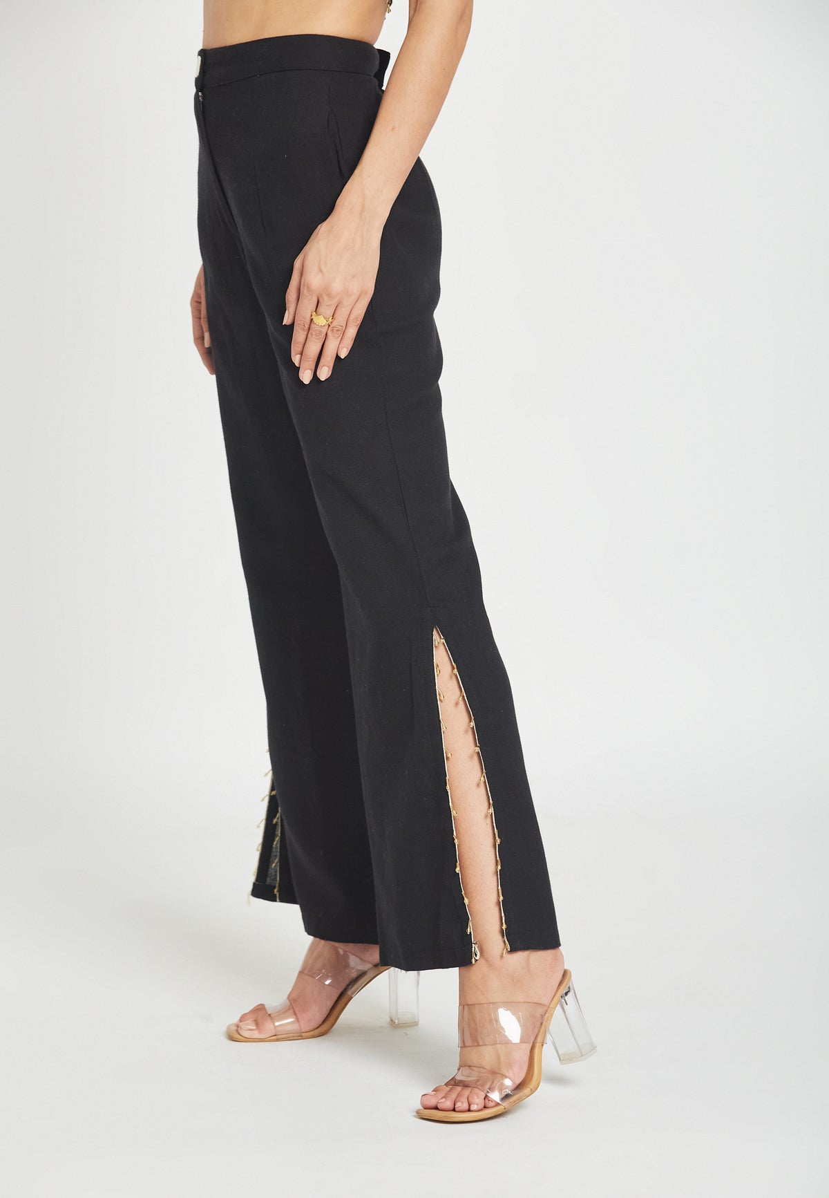 Riviera black trousers