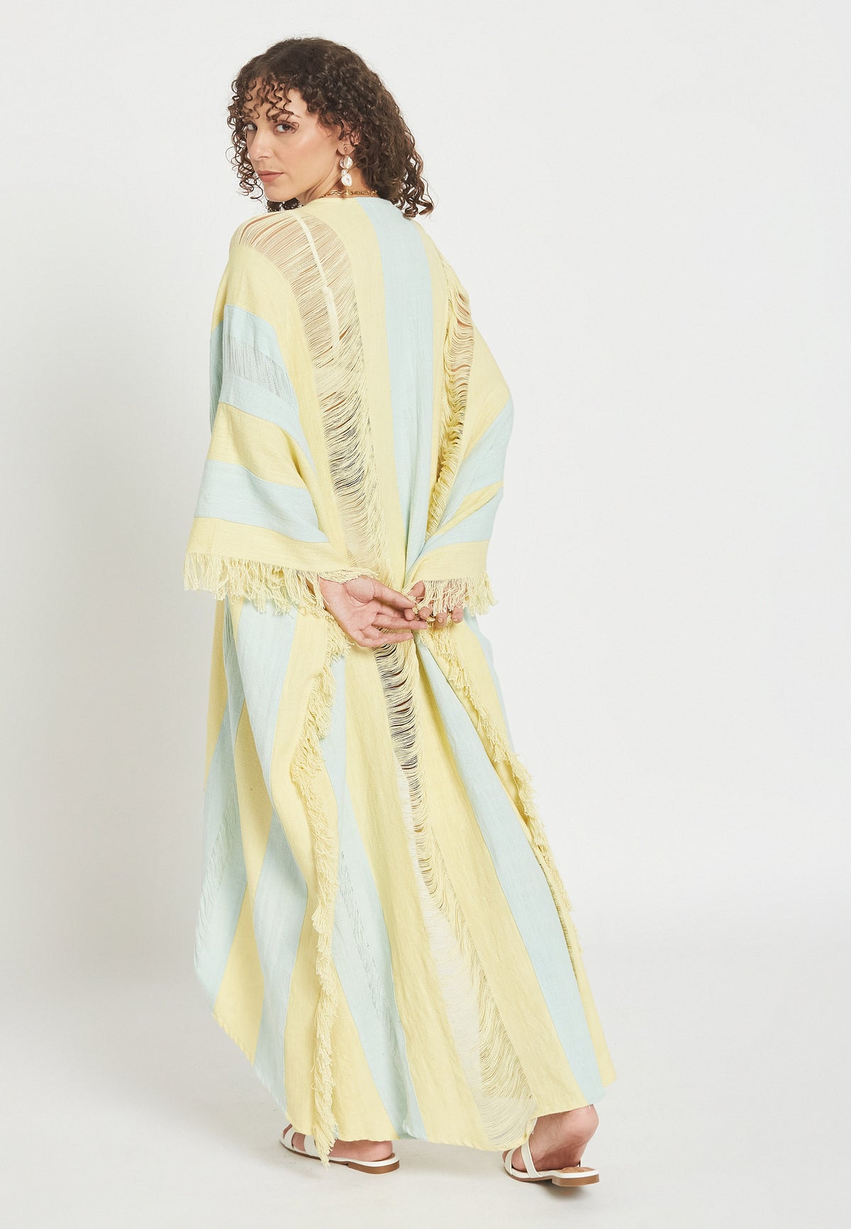 Claralé yellow poncho