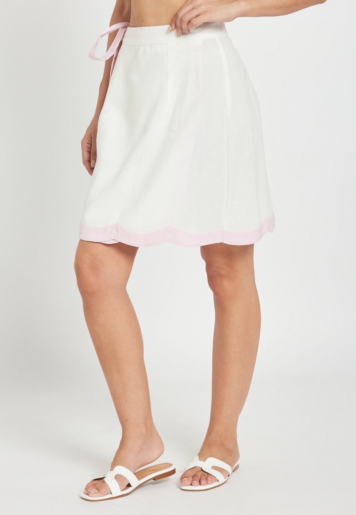 Viantha white skirt