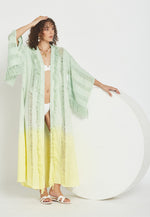 Load image into Gallery viewer, Dore Green Poncho

