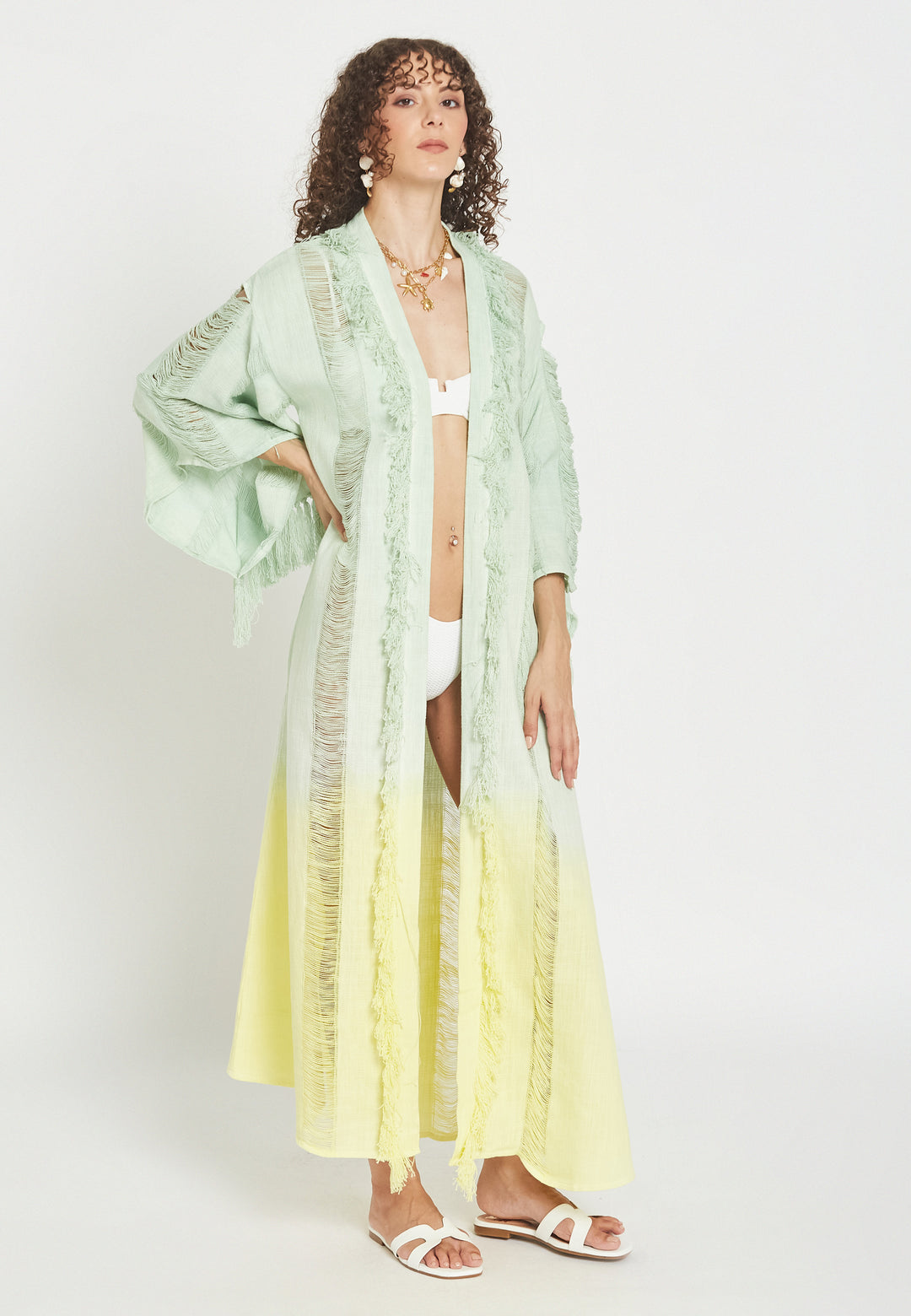 Dore Green Poncho