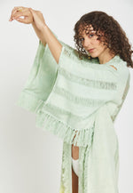 Load image into Gallery viewer, Dore Green Poncho
