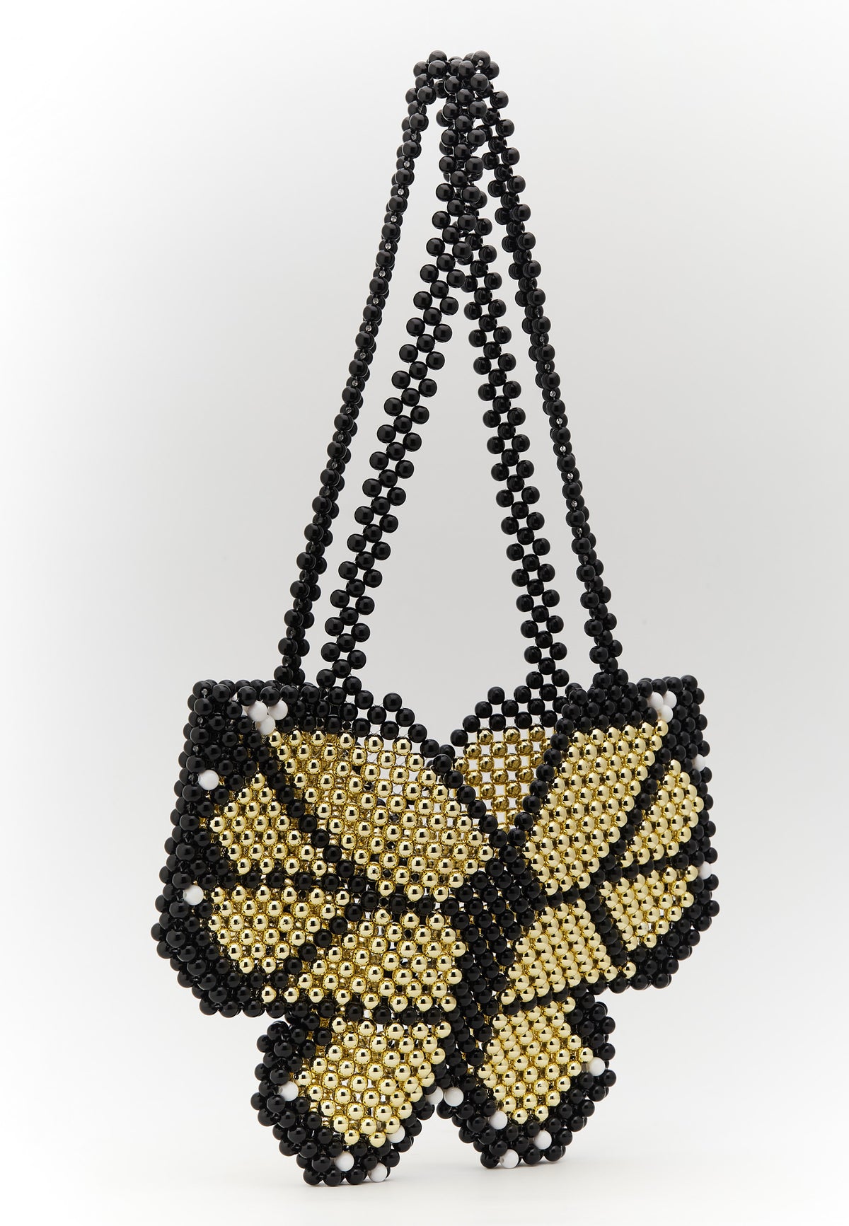 Schmetterling schwarze handtasche
