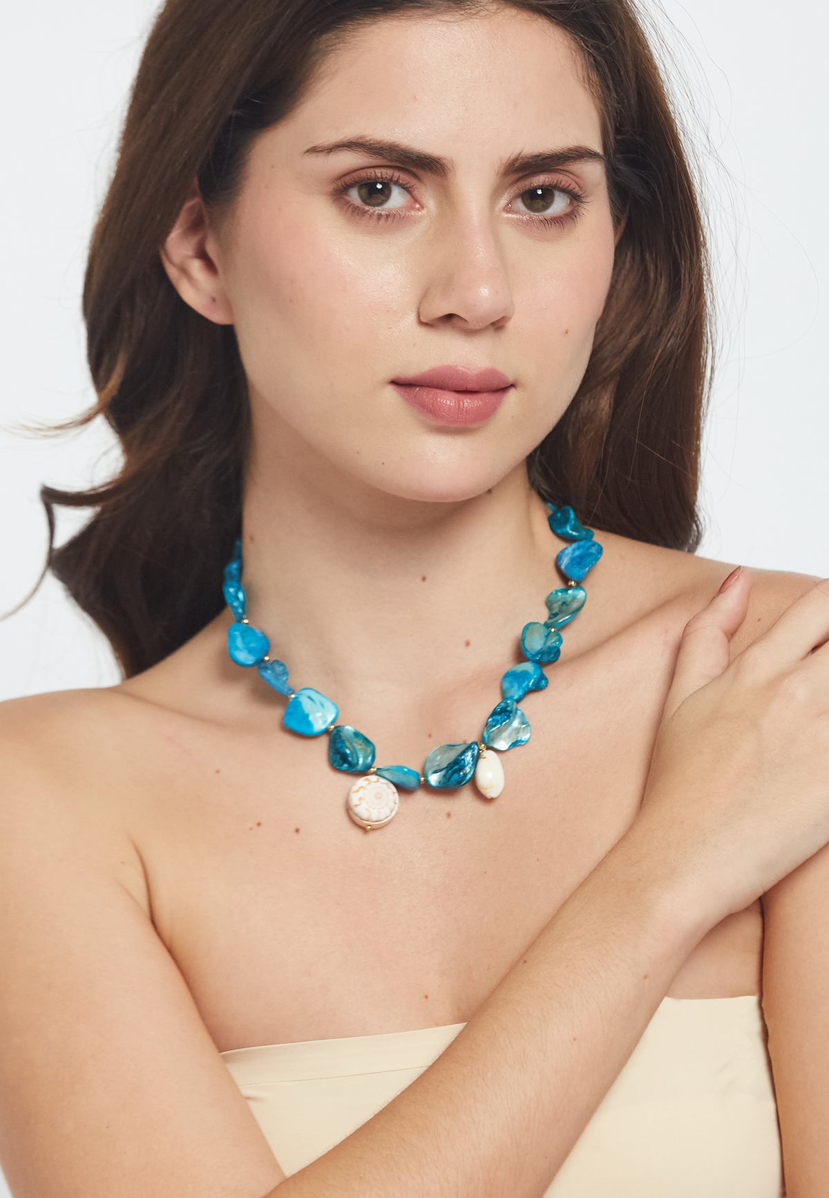 Elva blue necklace