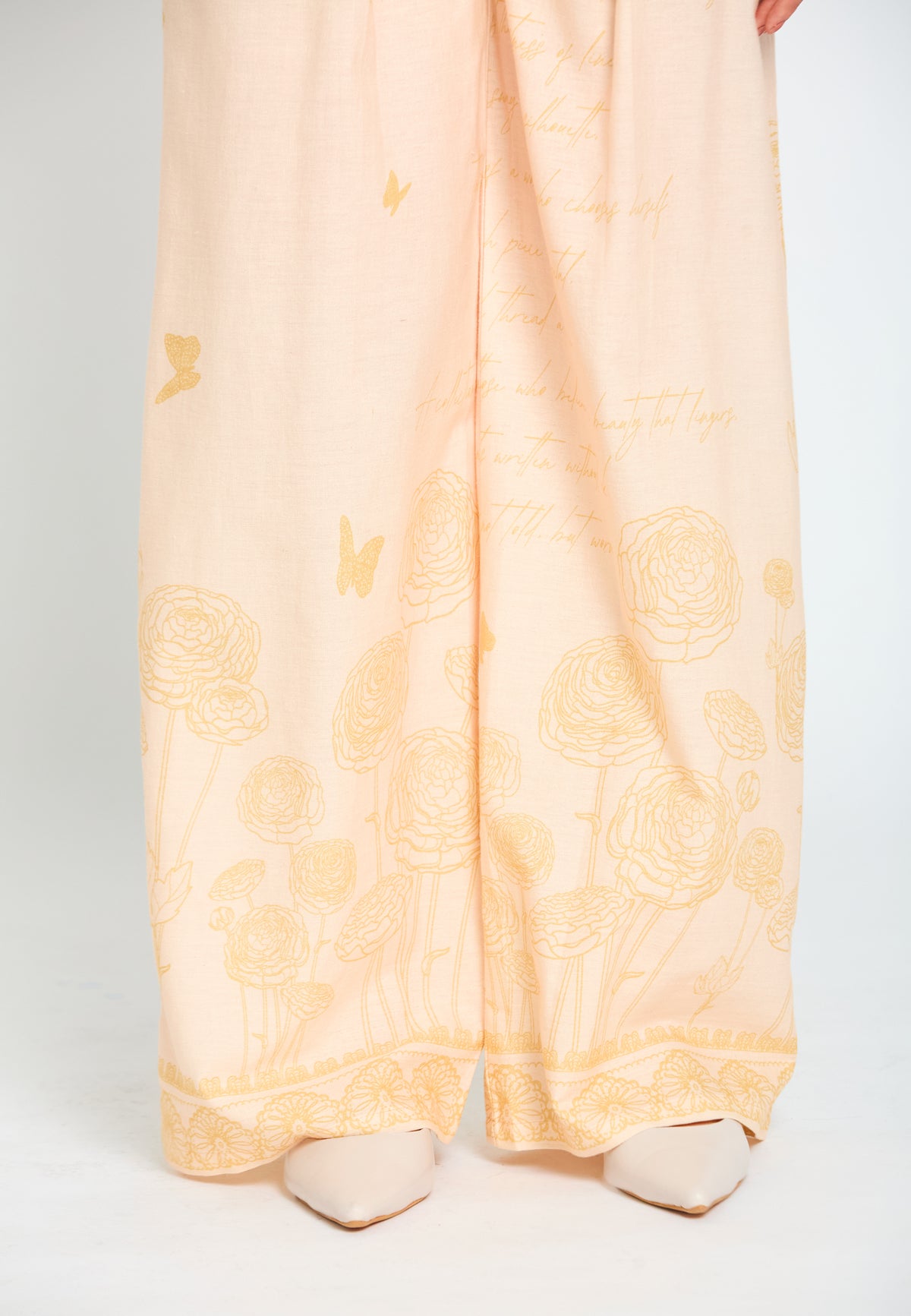 Bloom butterfly trousers