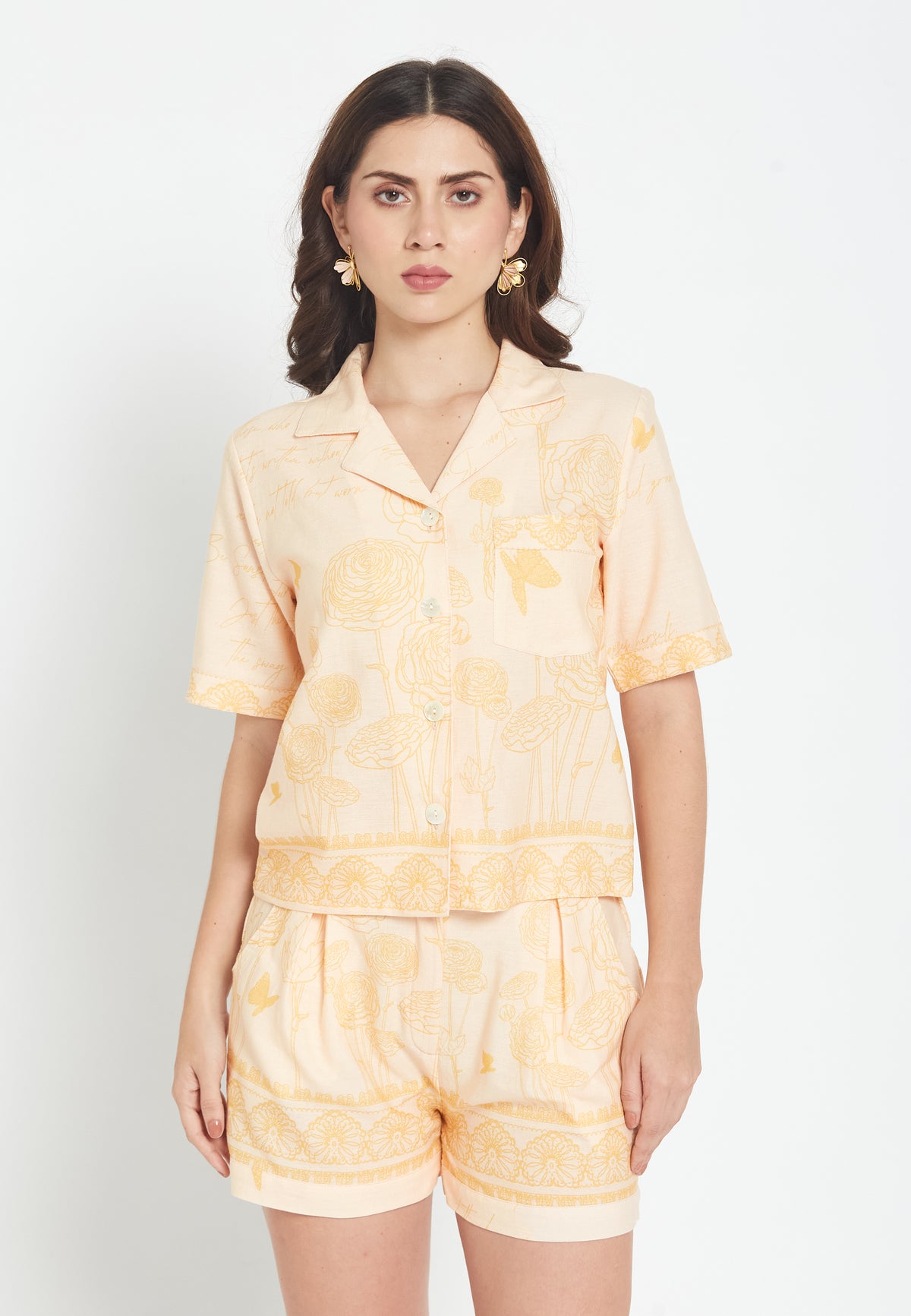 Azzurra butterfly shirt