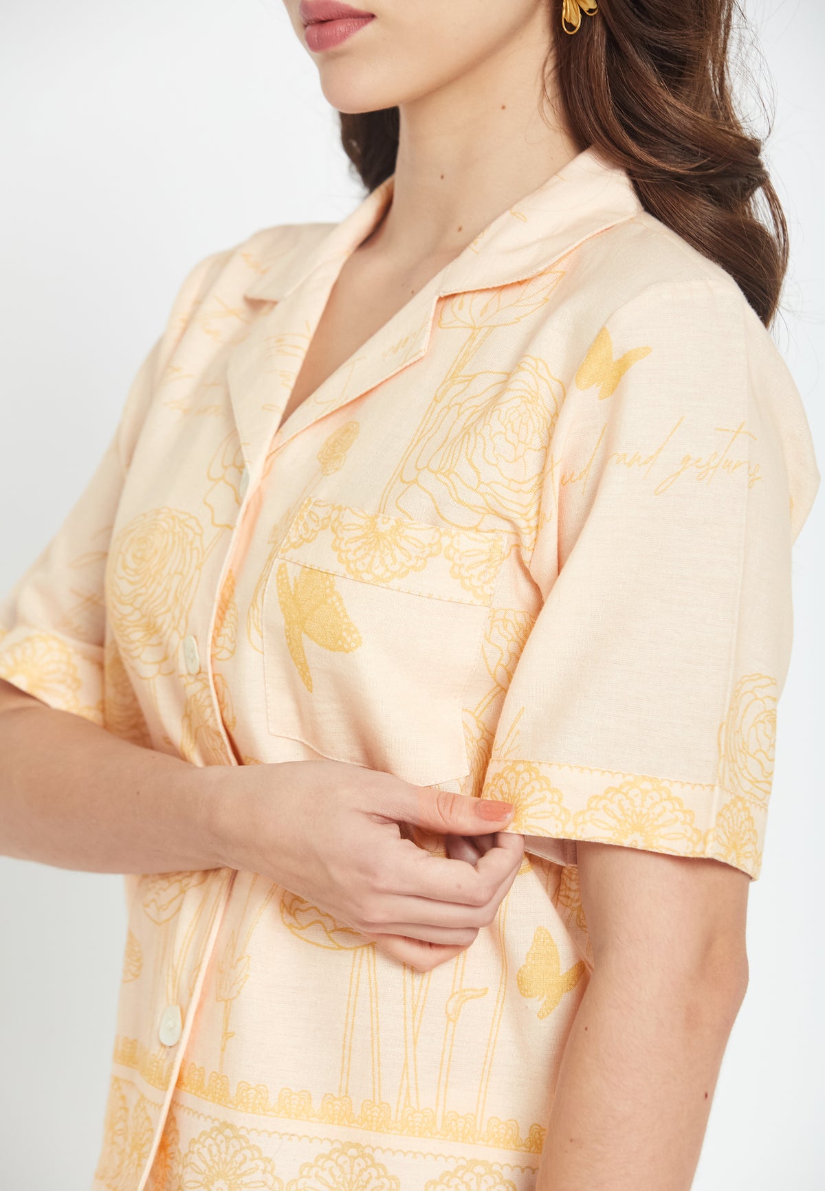 Azzurra butterfly shirt