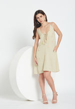 Load image into Gallery viewer, Loto Beige Dress
