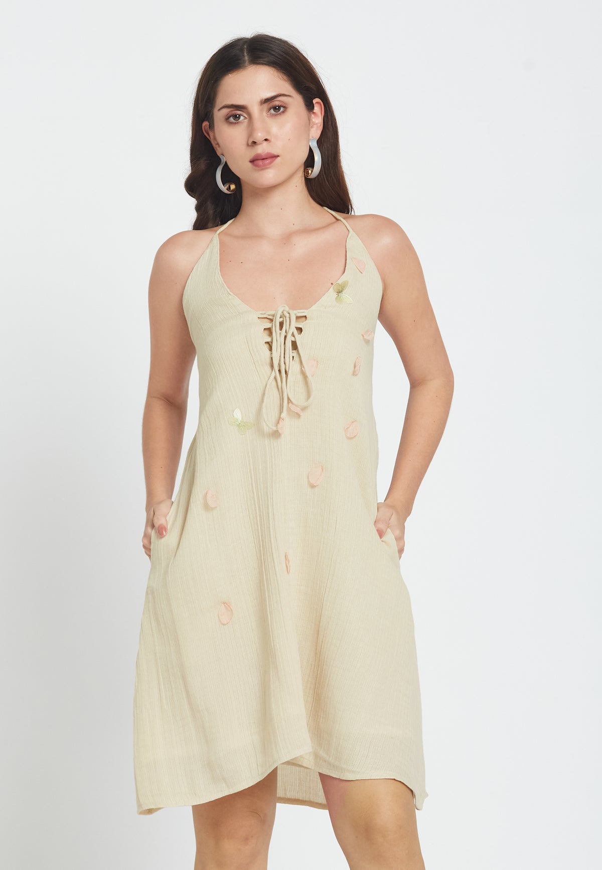 Loto beige dress