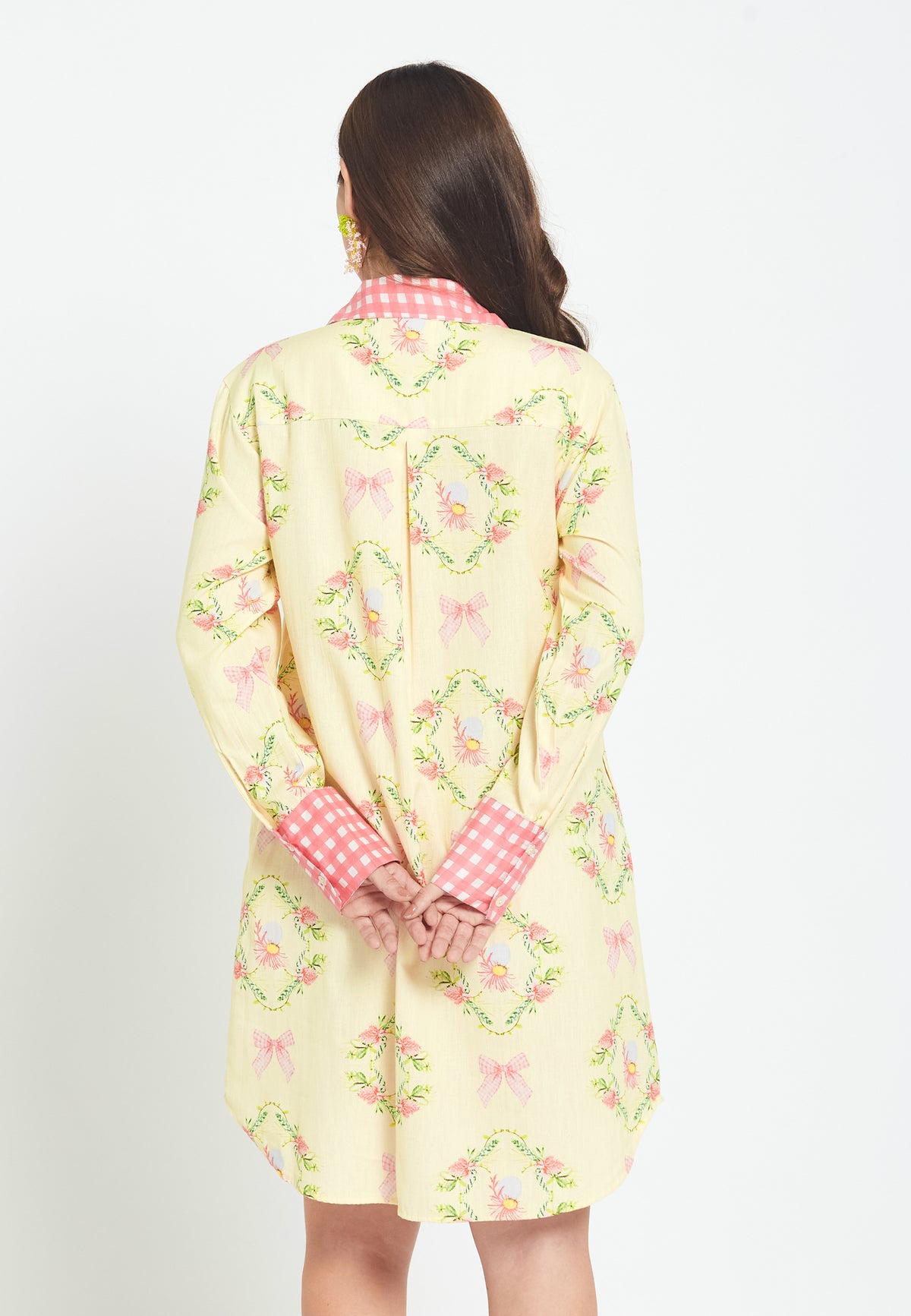 Sal hibiscus shirt dress