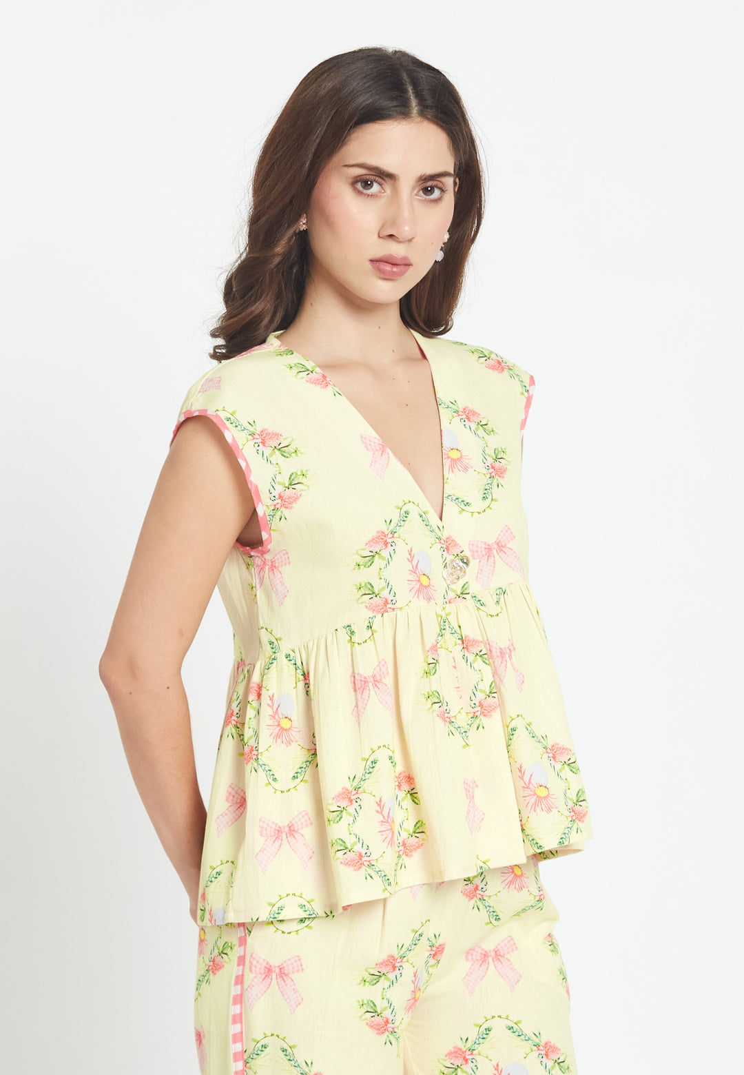 Hibiscus-top med Estrella-tryck