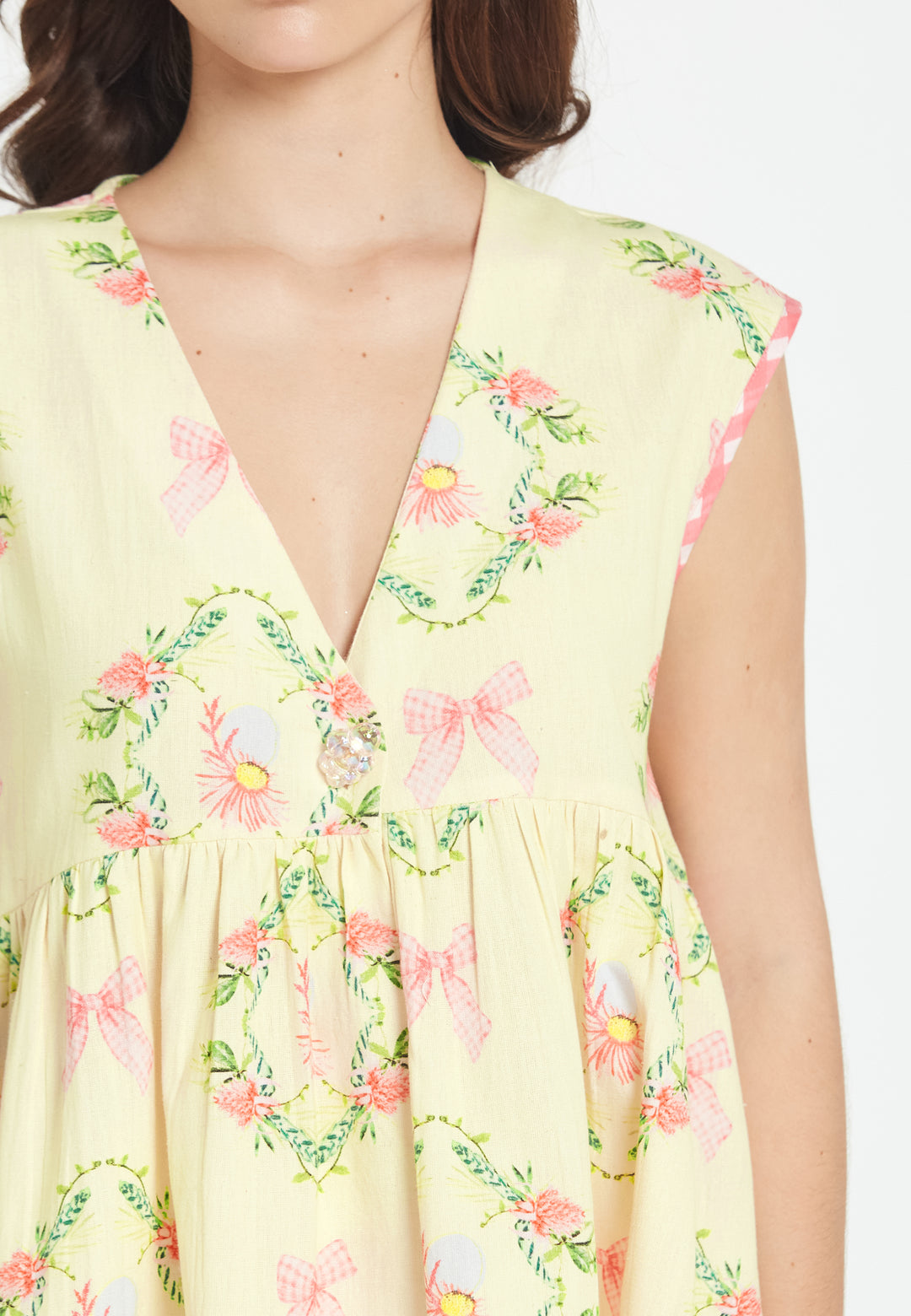 Hibiscus-top med Estrella-tryck