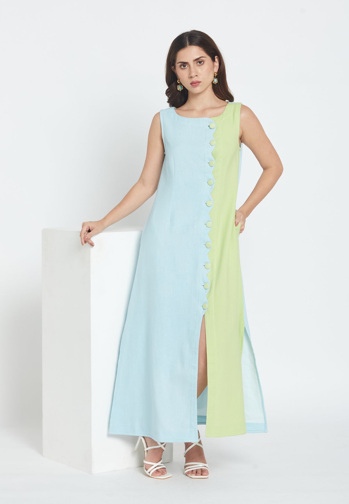 Lucia blue dress