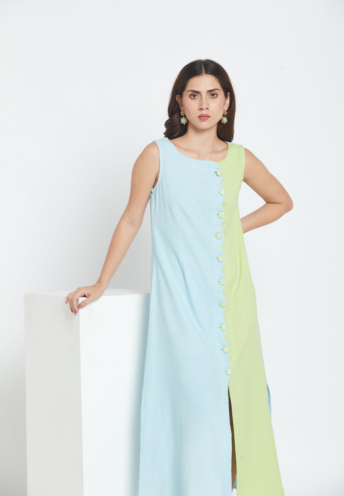 Lucia blue dress