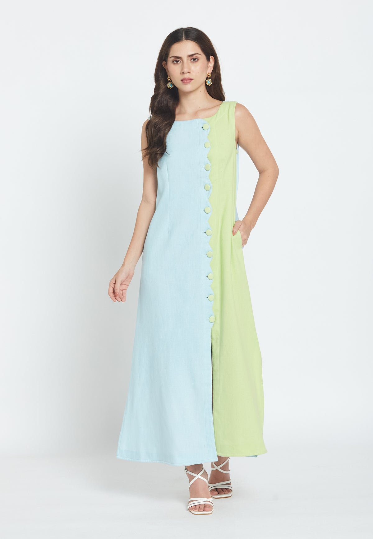 Lucia blue dress