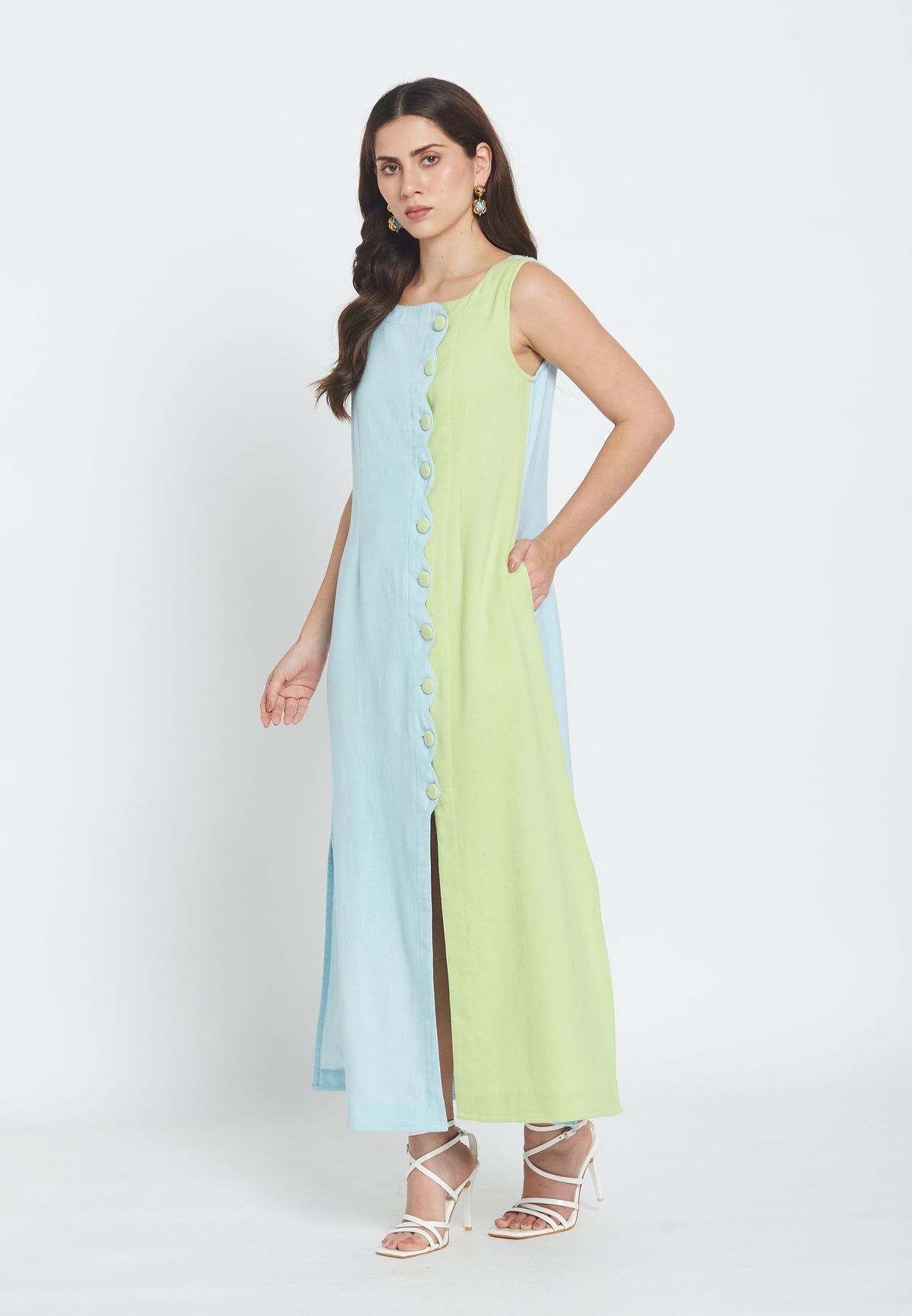 Lucia blue dress