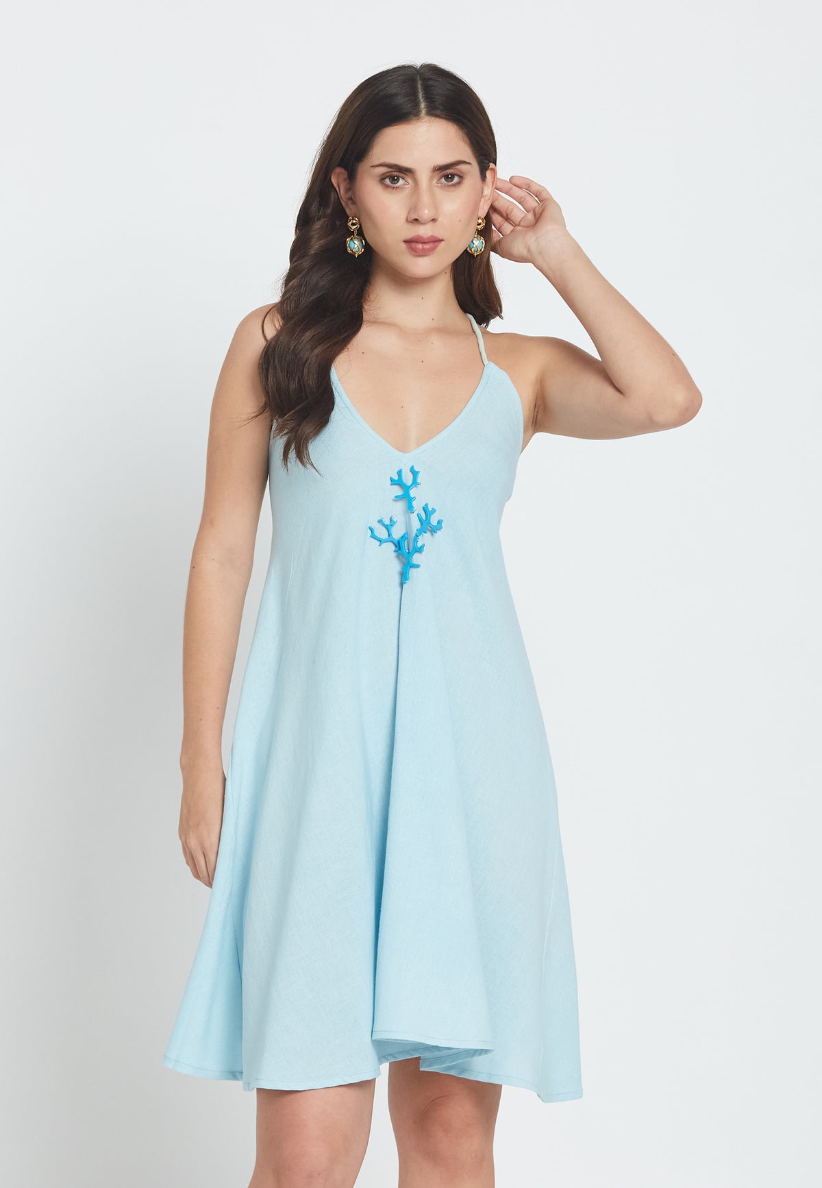 Ocean blue dress