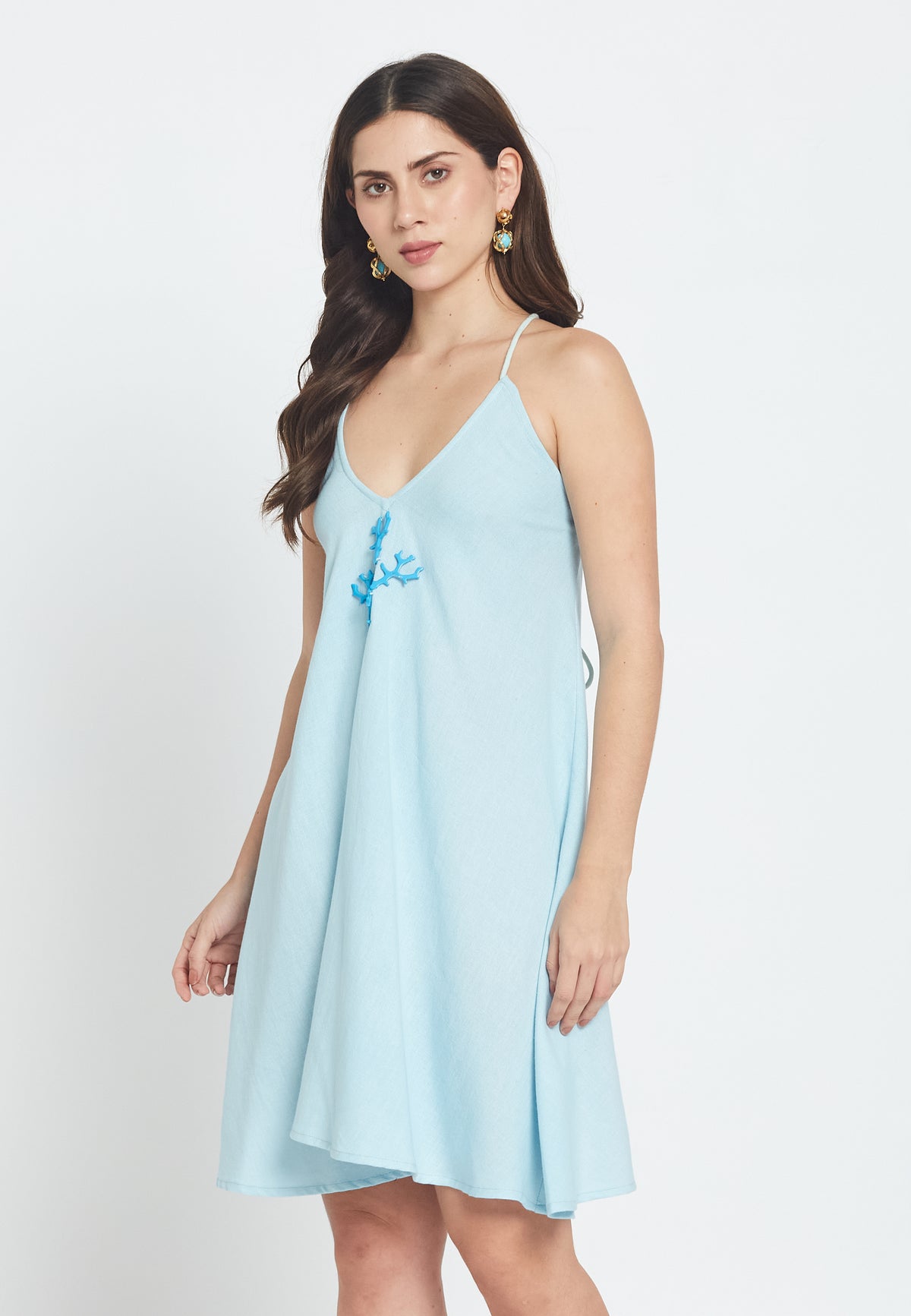 Ocean blue dress