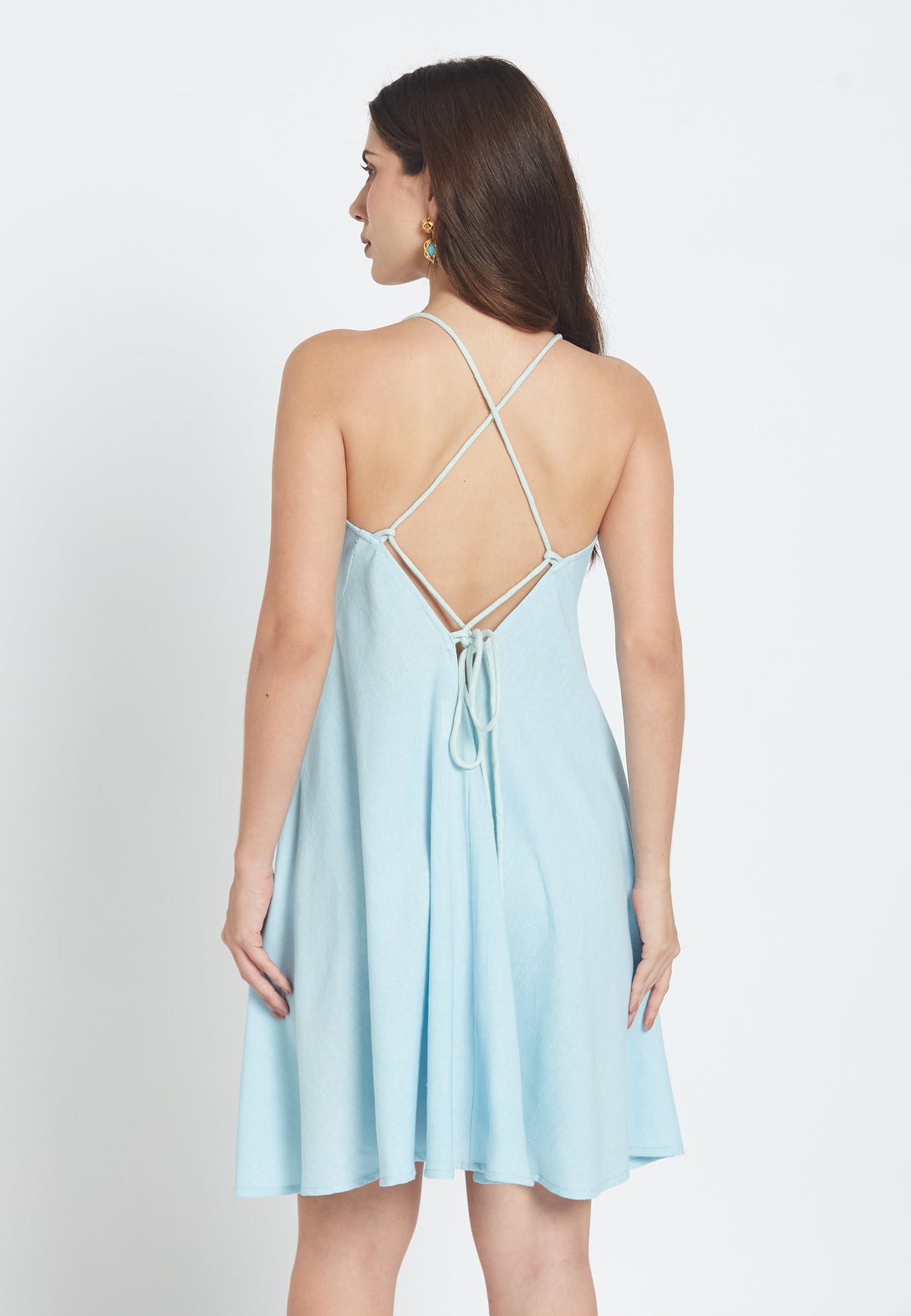 Ocean blue dress