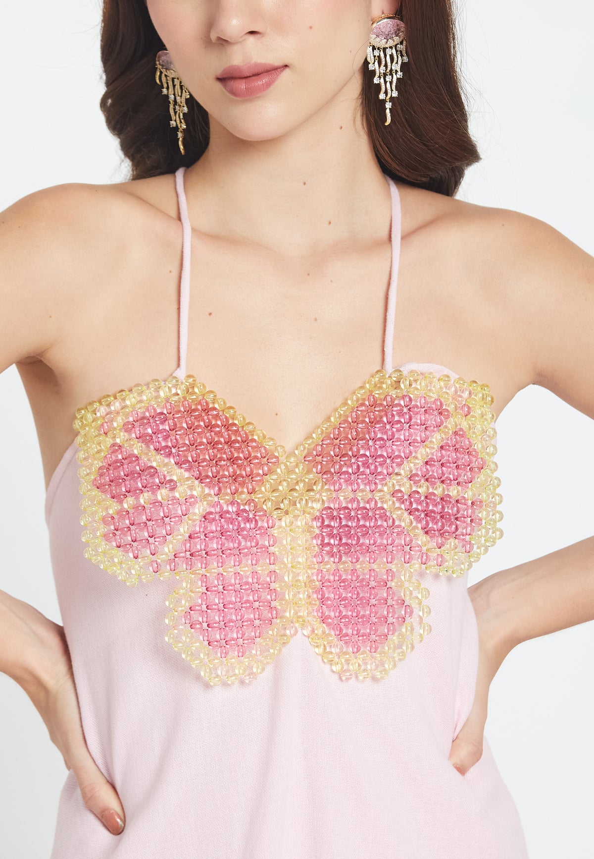 Vento pink dress