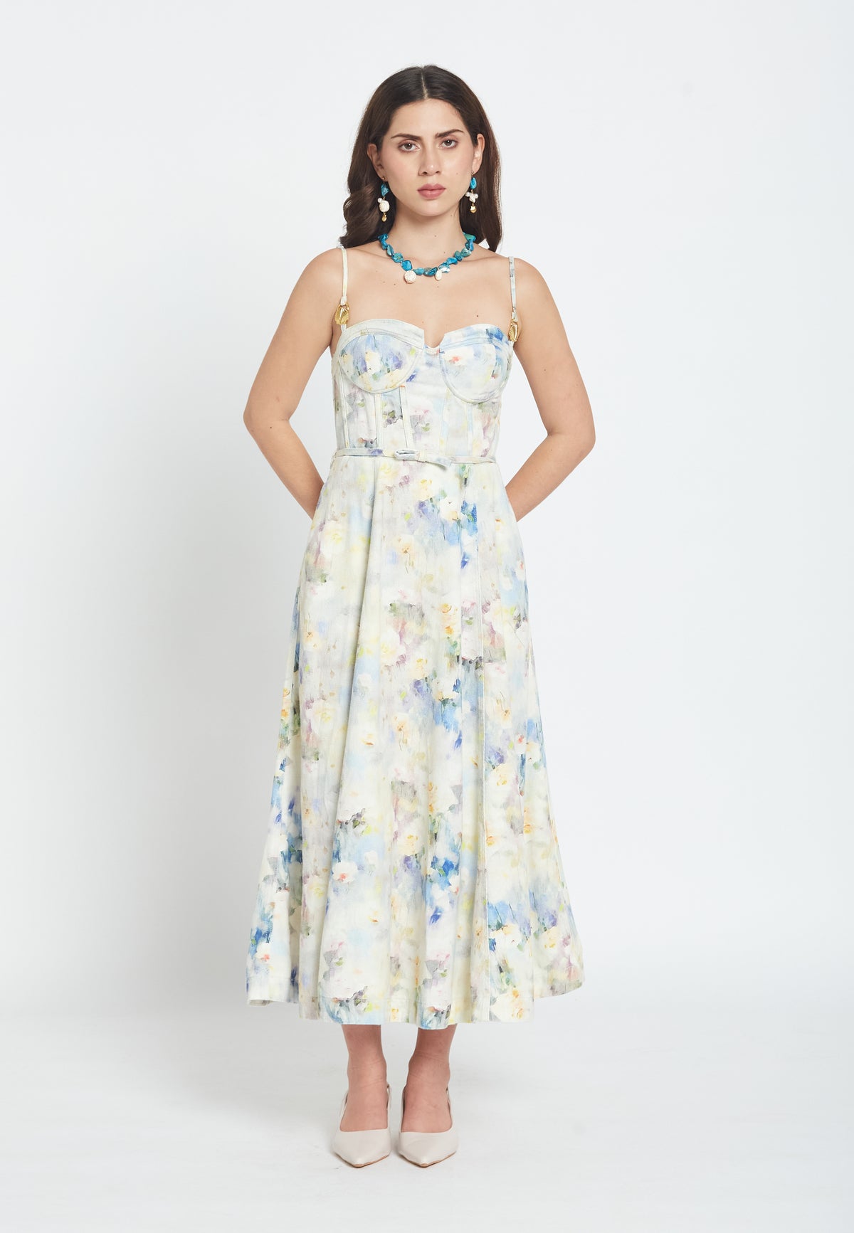 Amalfi blue dress