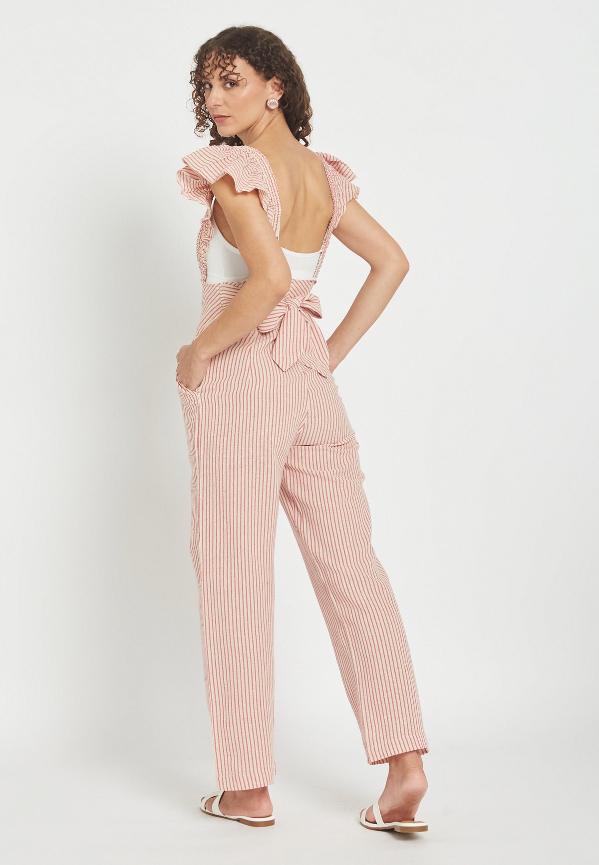 Agua red jumpsuit