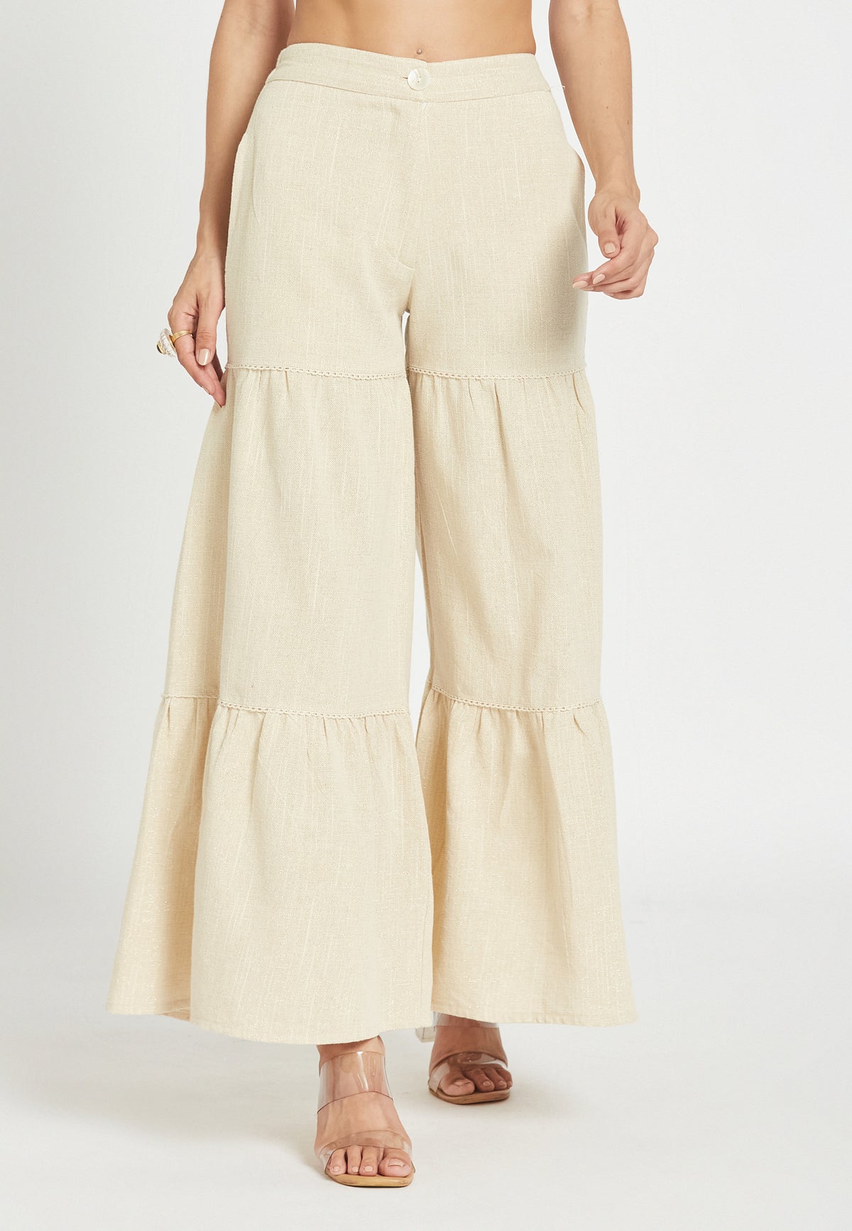 Luz sand trousers