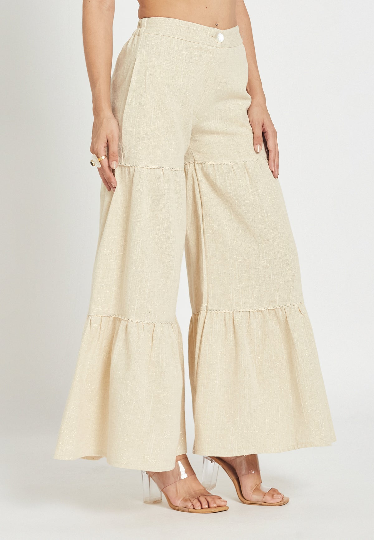 Luz sand trousers