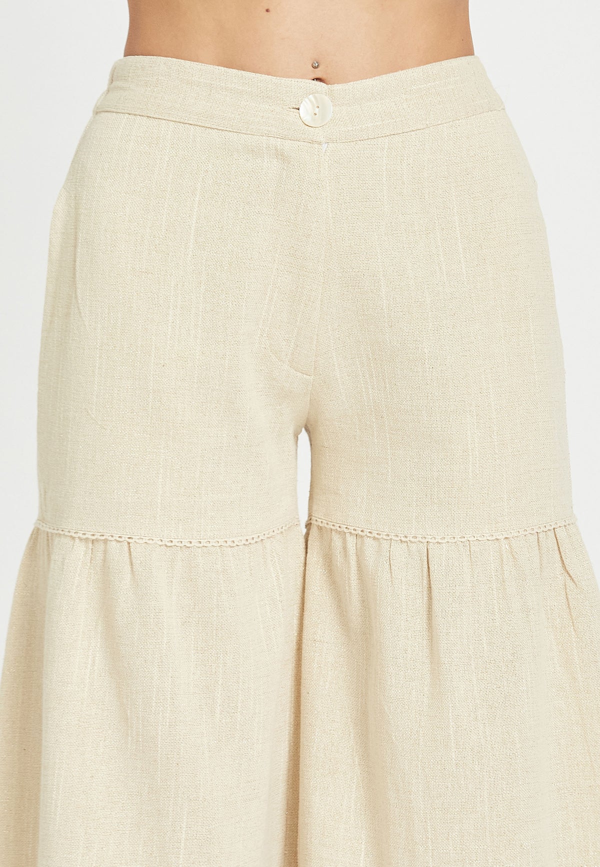 Luz sand trousers