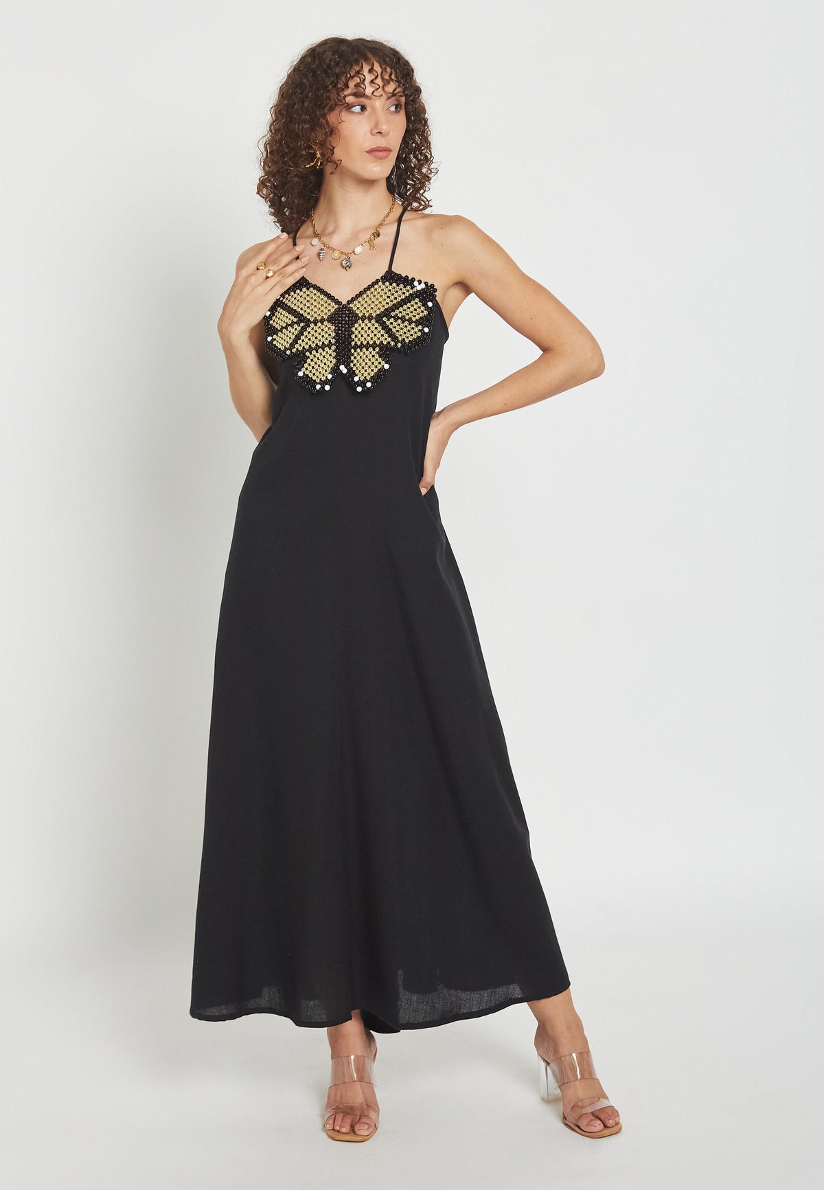 Vento black jurk