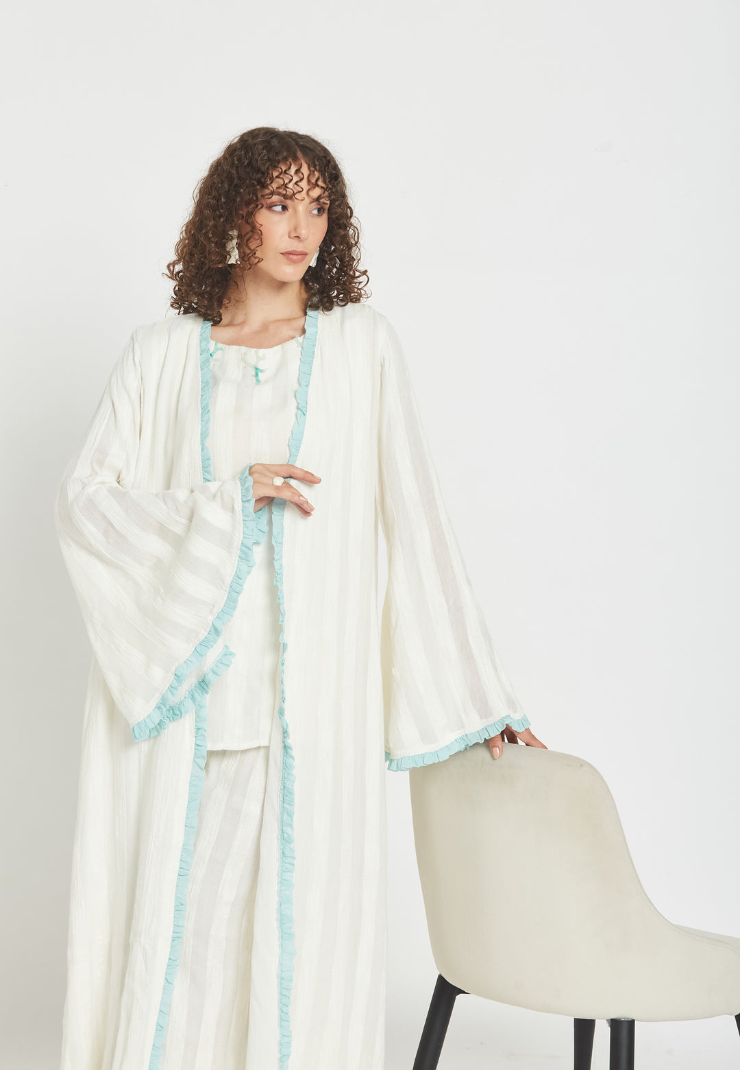 Marisma Hvid Kimono