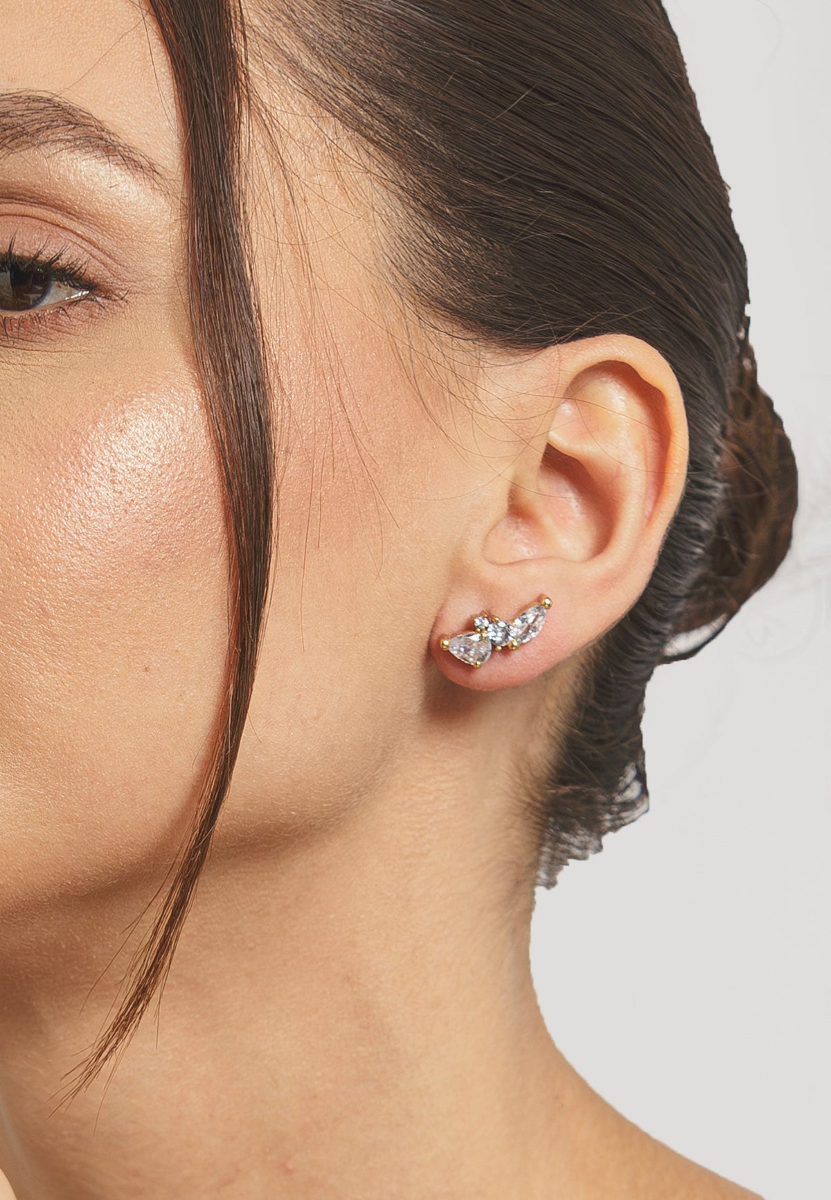 Benitta white earrings