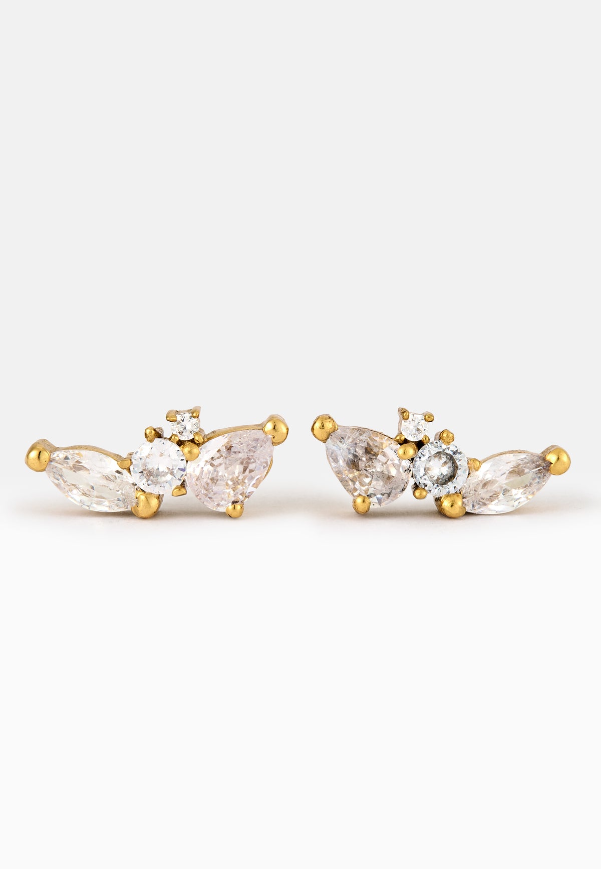 Benitta white earrings