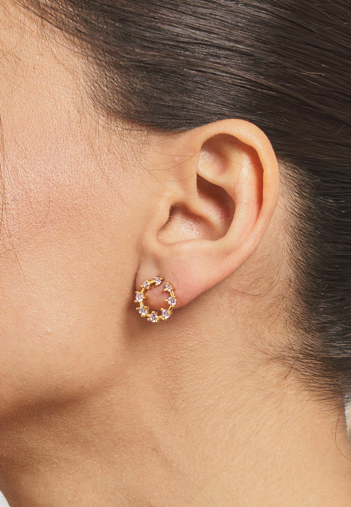 Cruise viper pink earrings