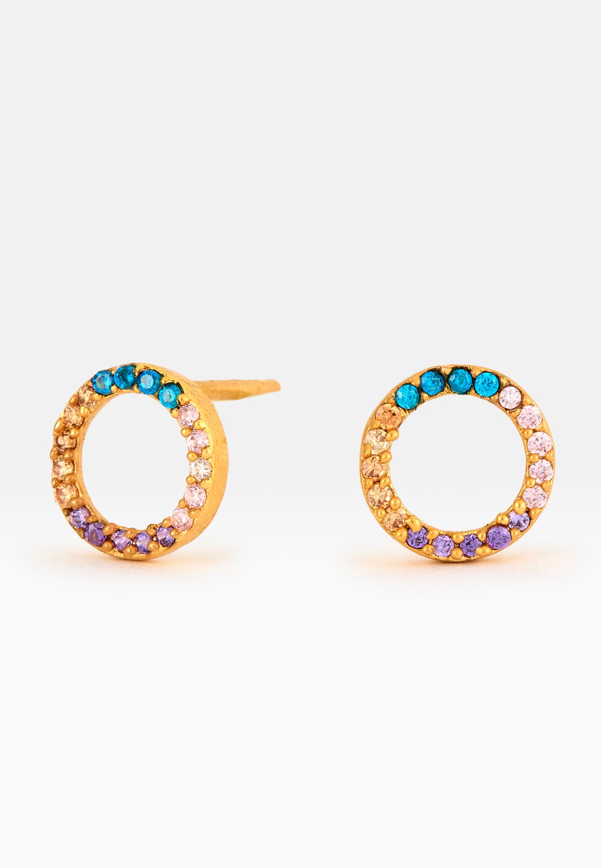 Circle constellation earrings