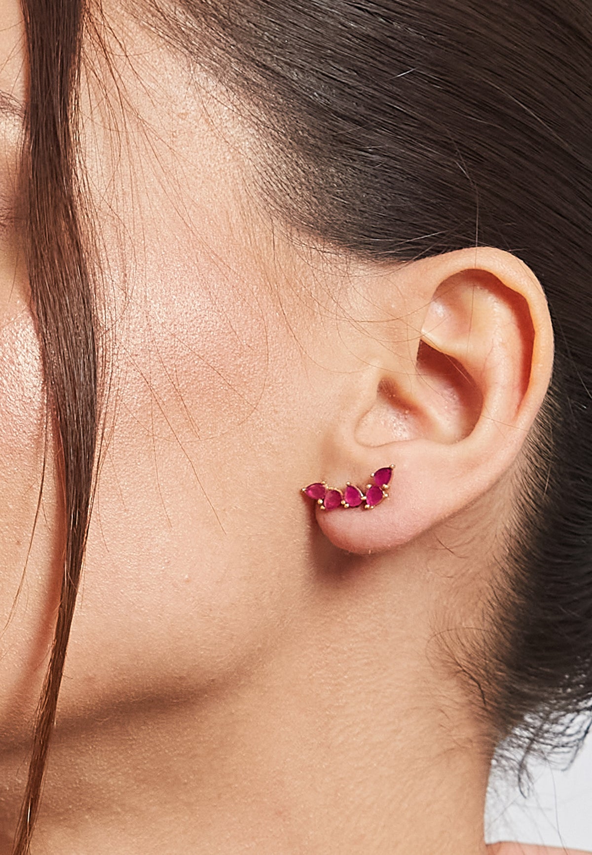 Gondola Red Earrings