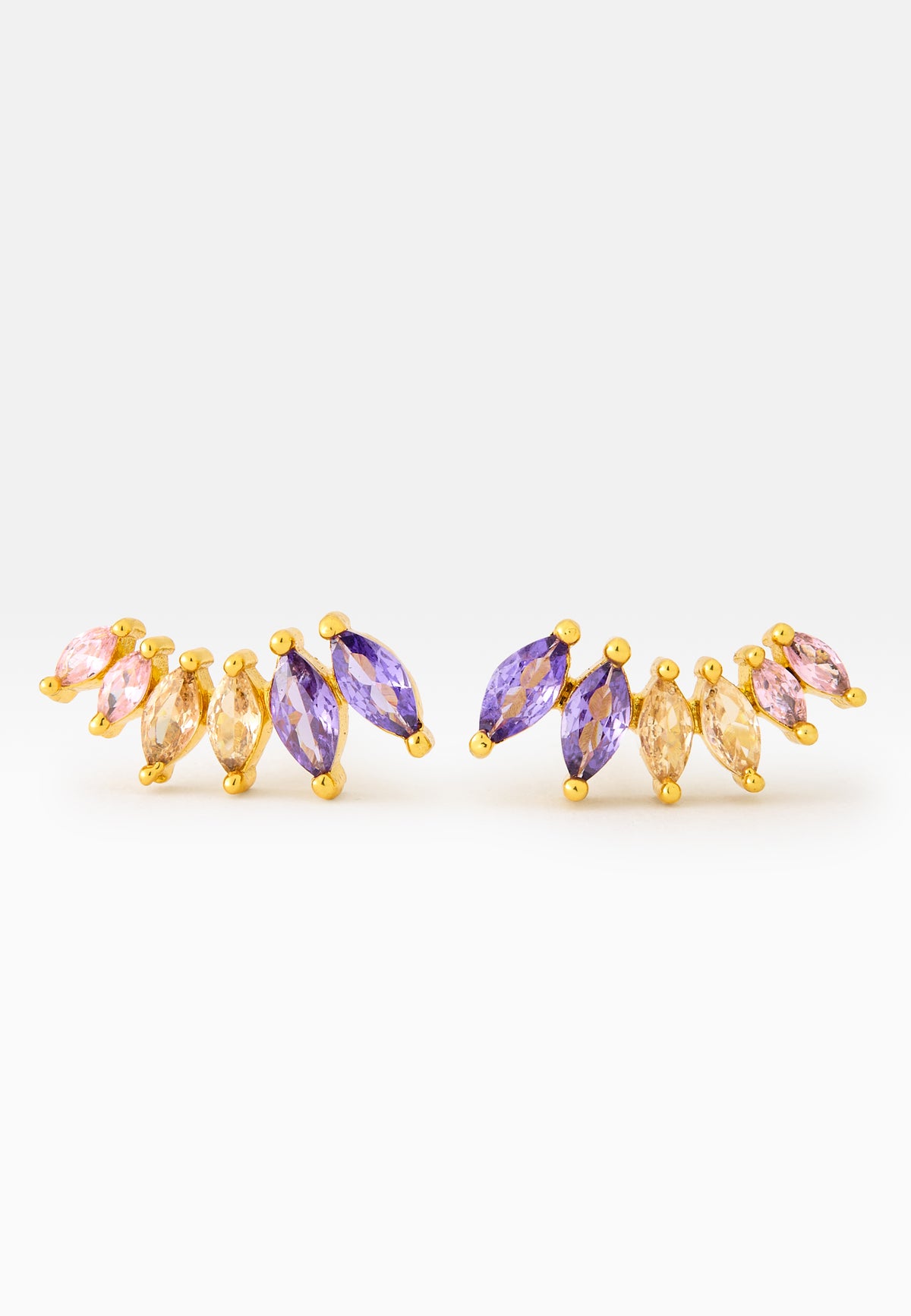 Stepping constellation earrings