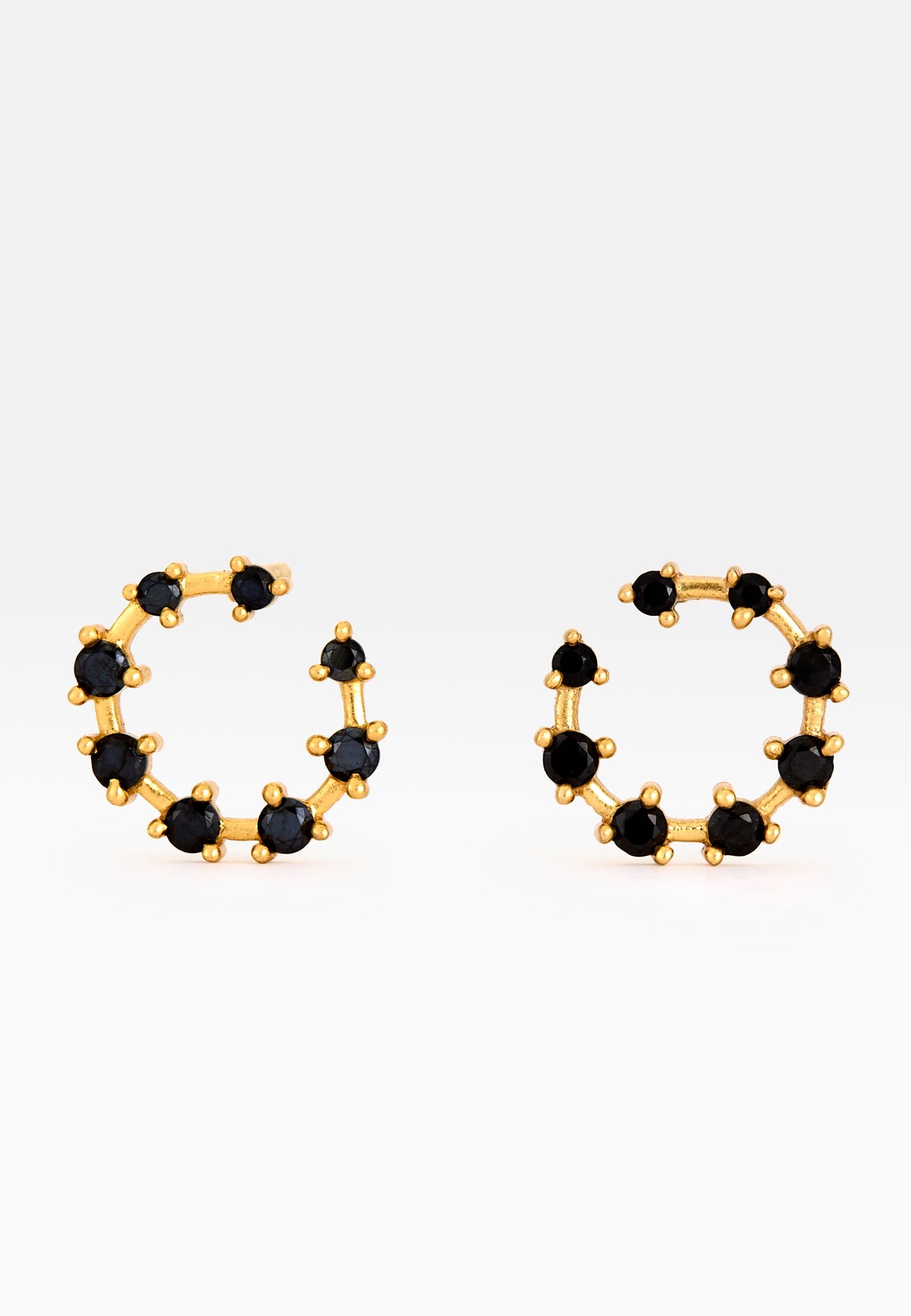 Cruise viper black earrings
