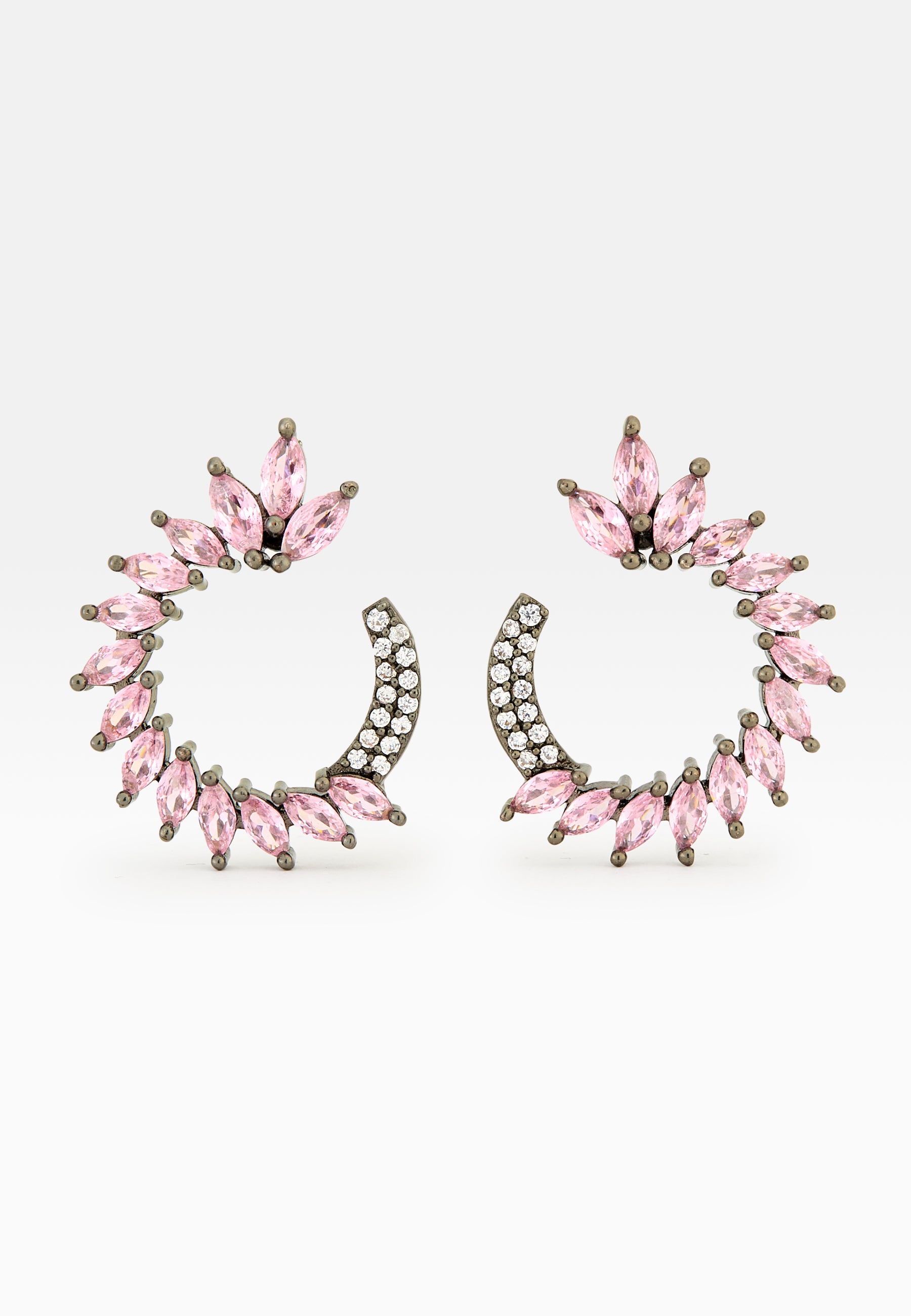 Black Viper Pink Earrings