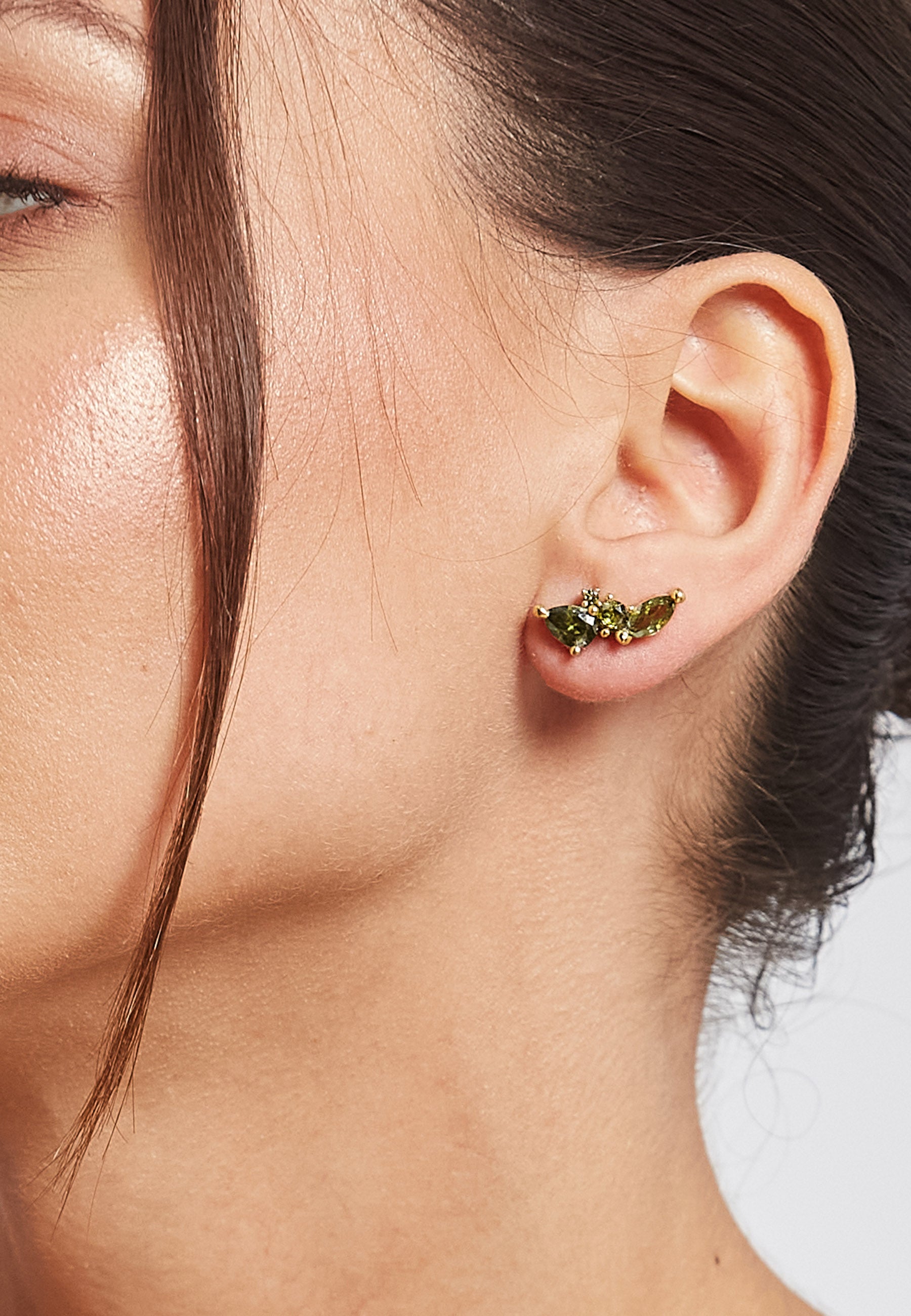 Benitta Olive Earrings