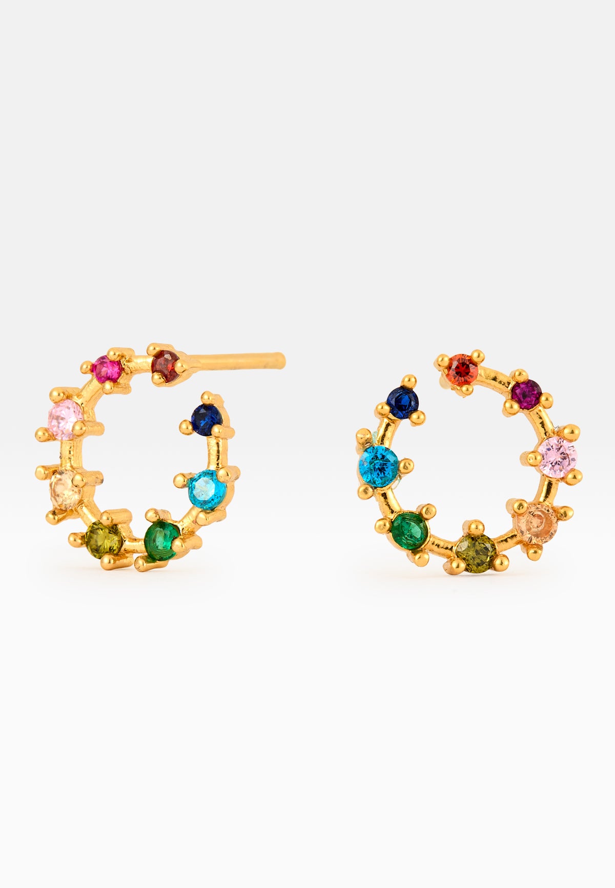 Cruise viper rainbow earrings